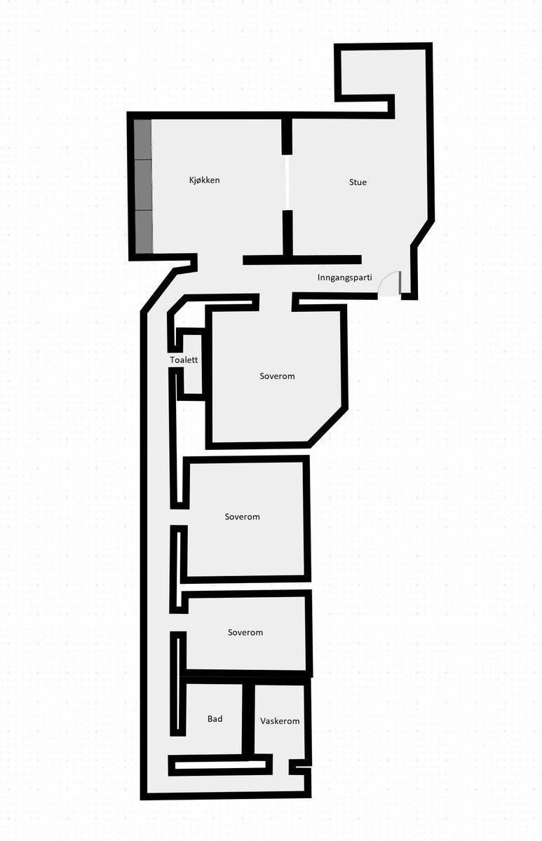 Plantegning Galleribilde
