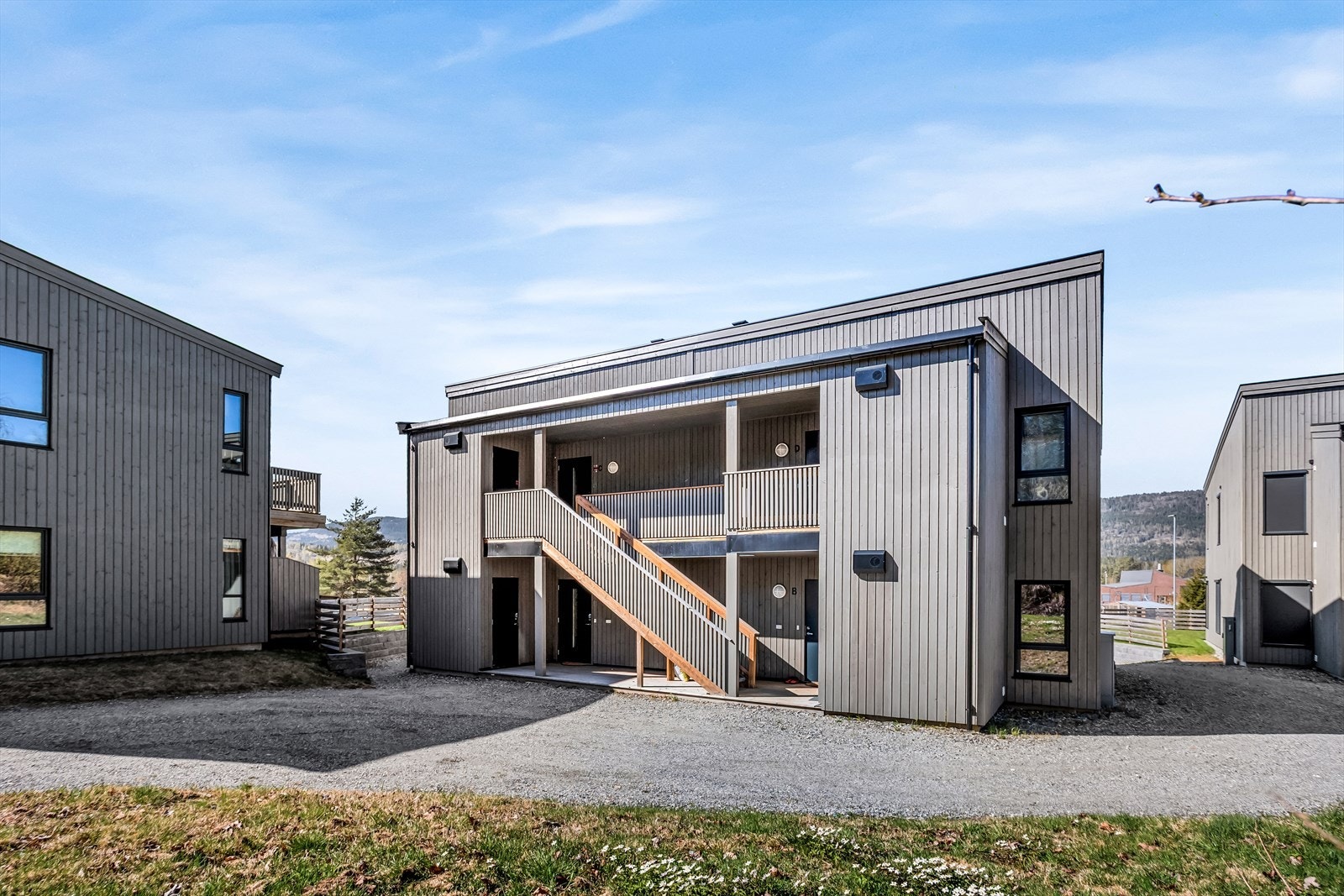 Moderne leilighetsbygg oppført i 2021. Galleribilde
