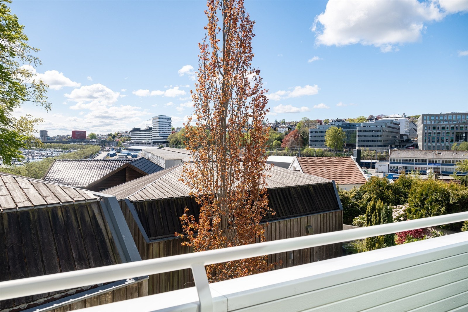 Utsikten fra balkongen. Galleribilde