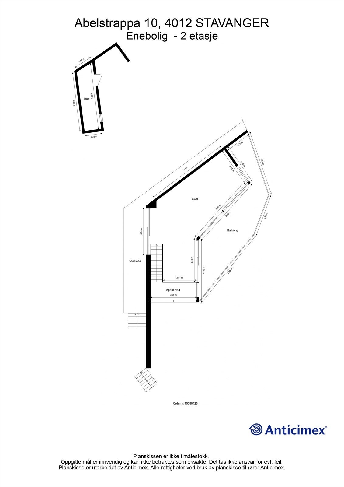 Plantegning 2 etasje Galleribilde
