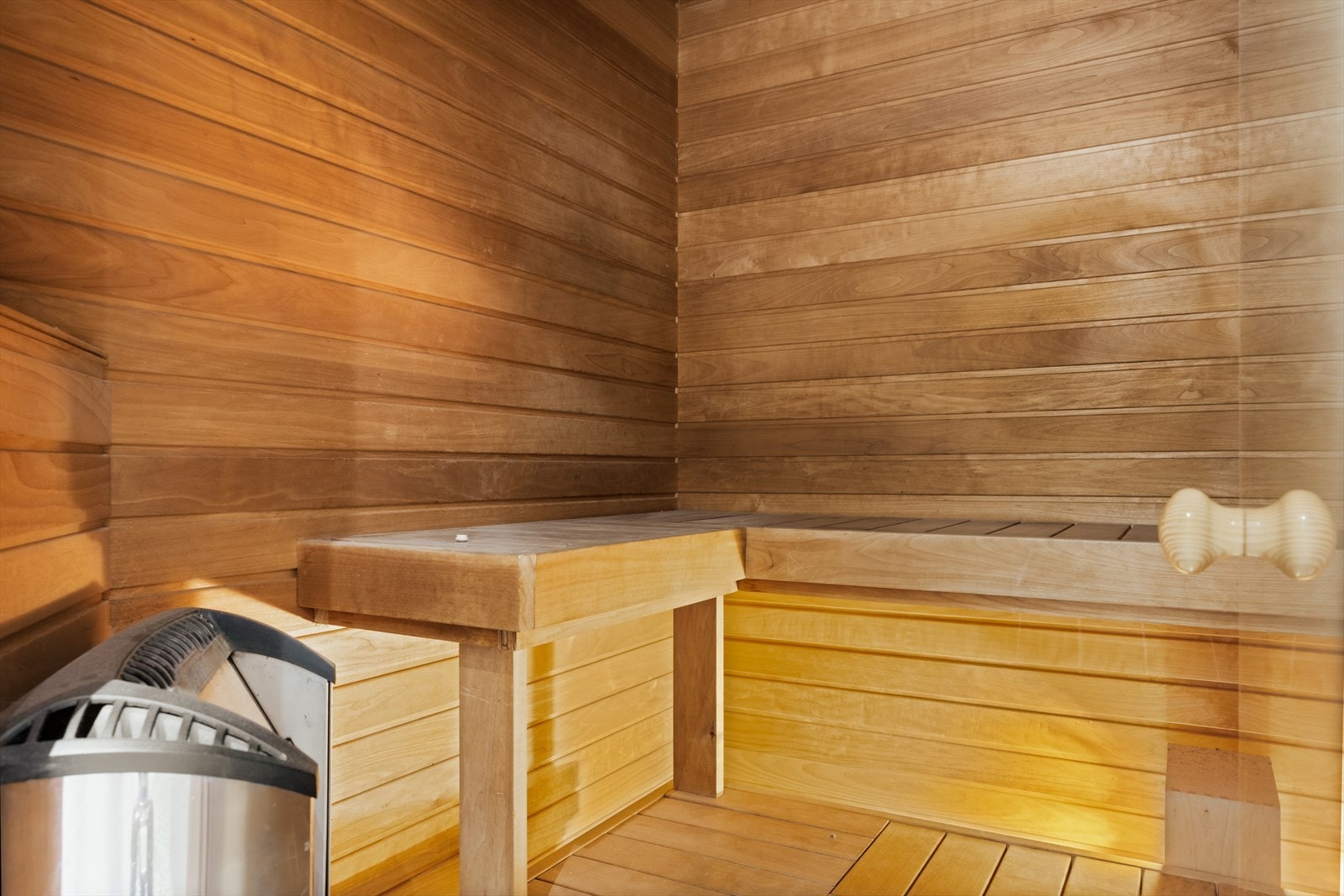 I tilknytning til badet finner du en egen badstue. Galleribilde