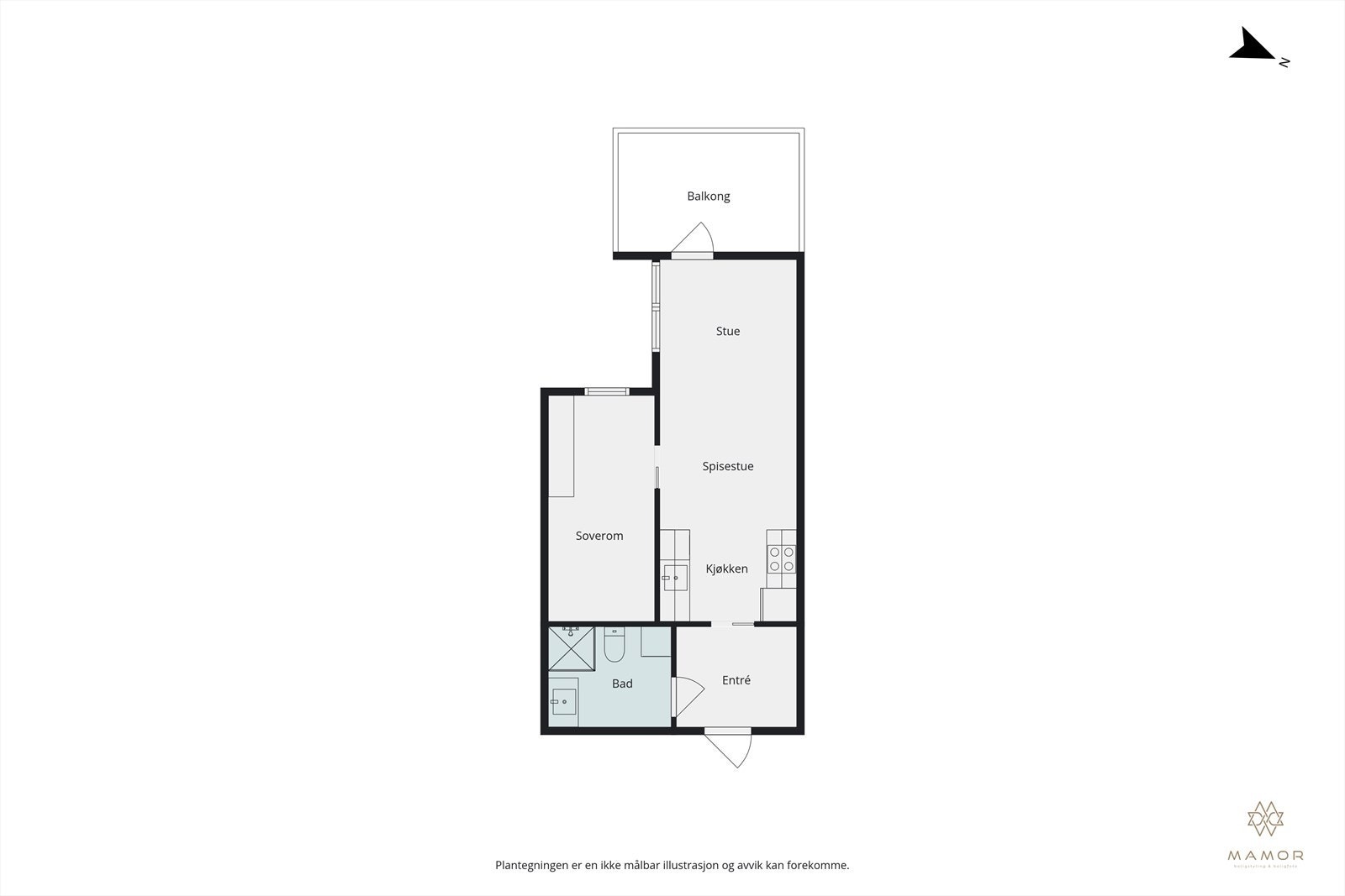 Plantegning Galleribilde