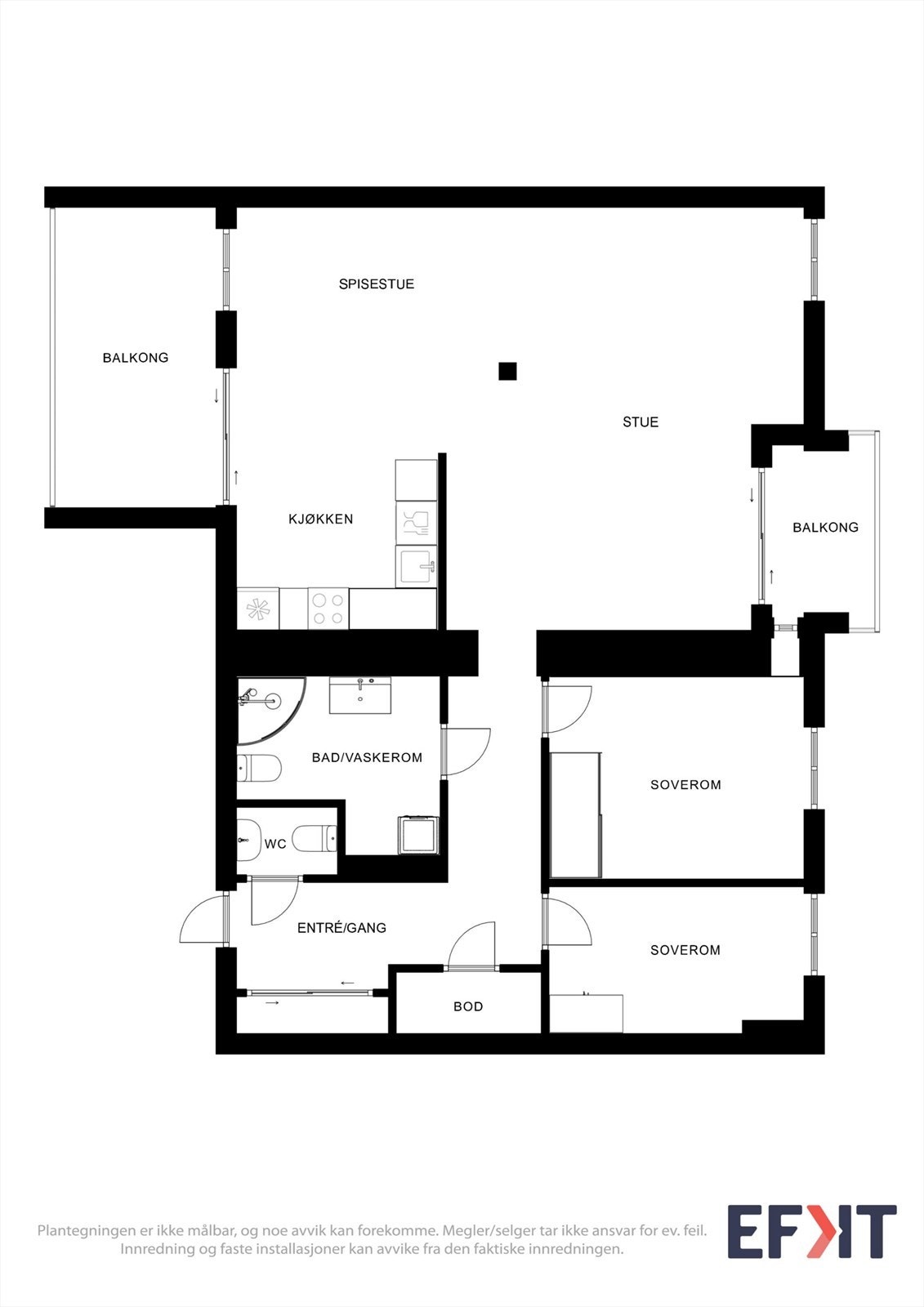 Plantegning Galleribilde