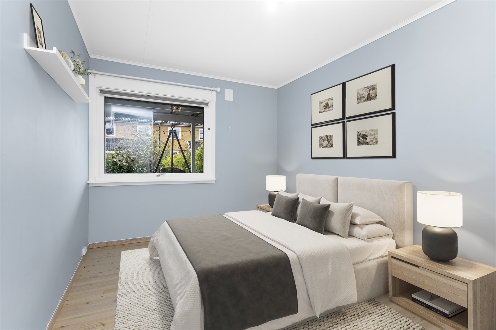 Soverom med digital styling Galleribilde