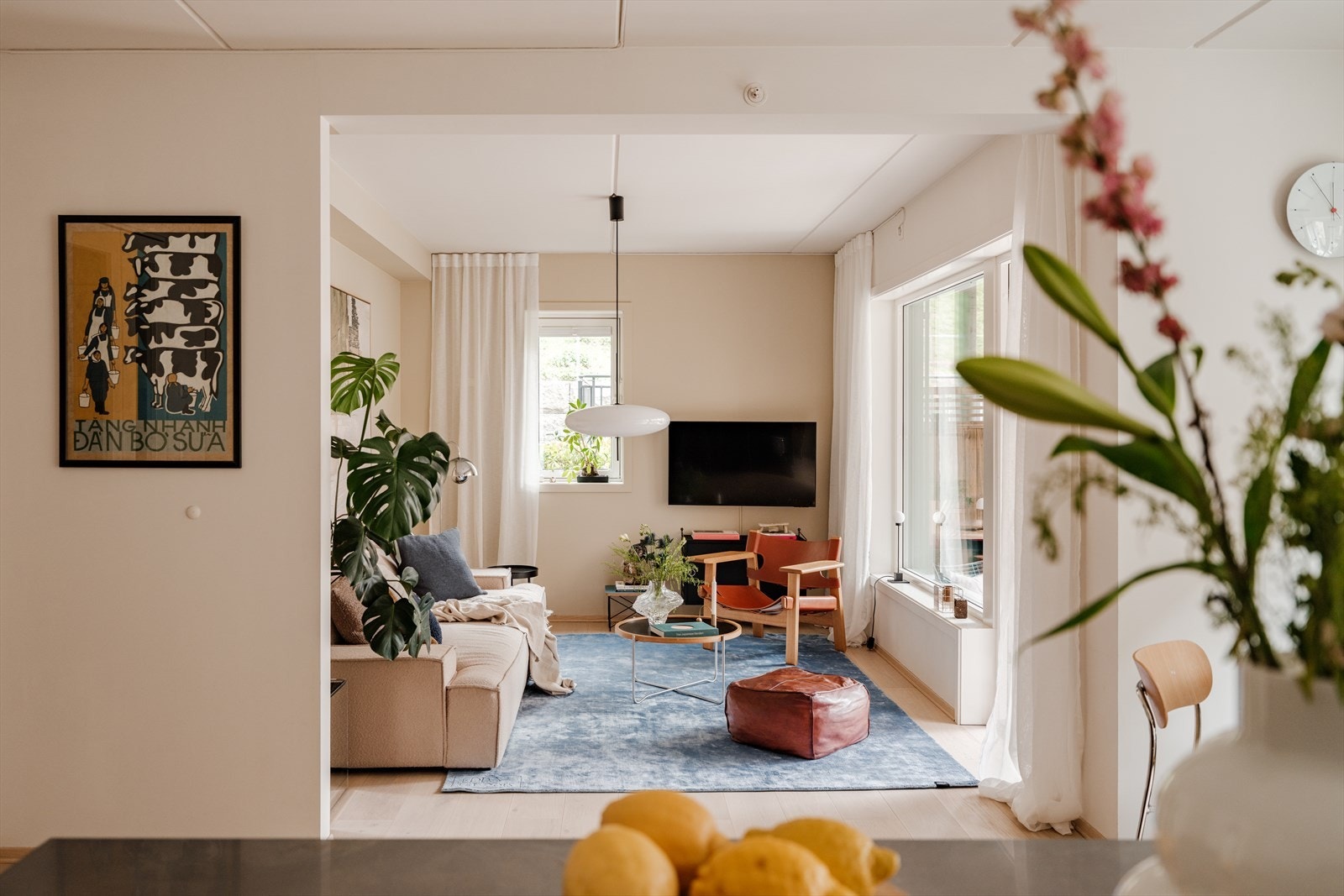 Det er vannbåren gulvvarme i alle rom Galleribilde