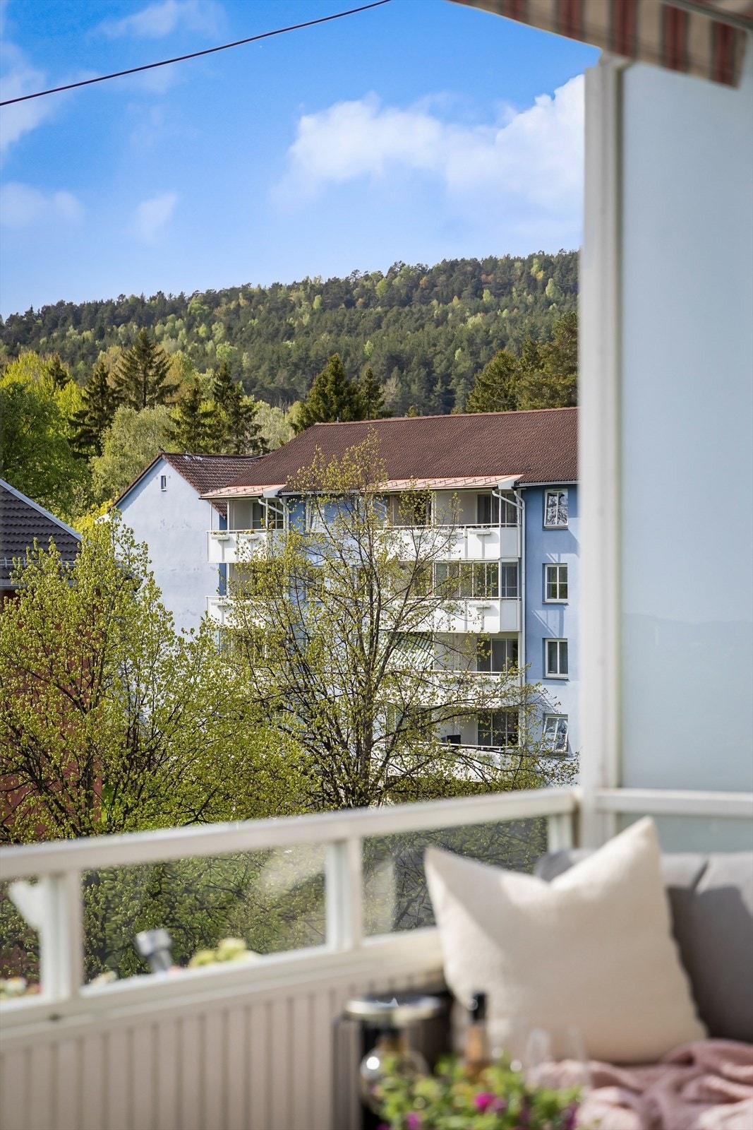 Utsikt til marka som ligger få minutter fra boligen Galleribilde