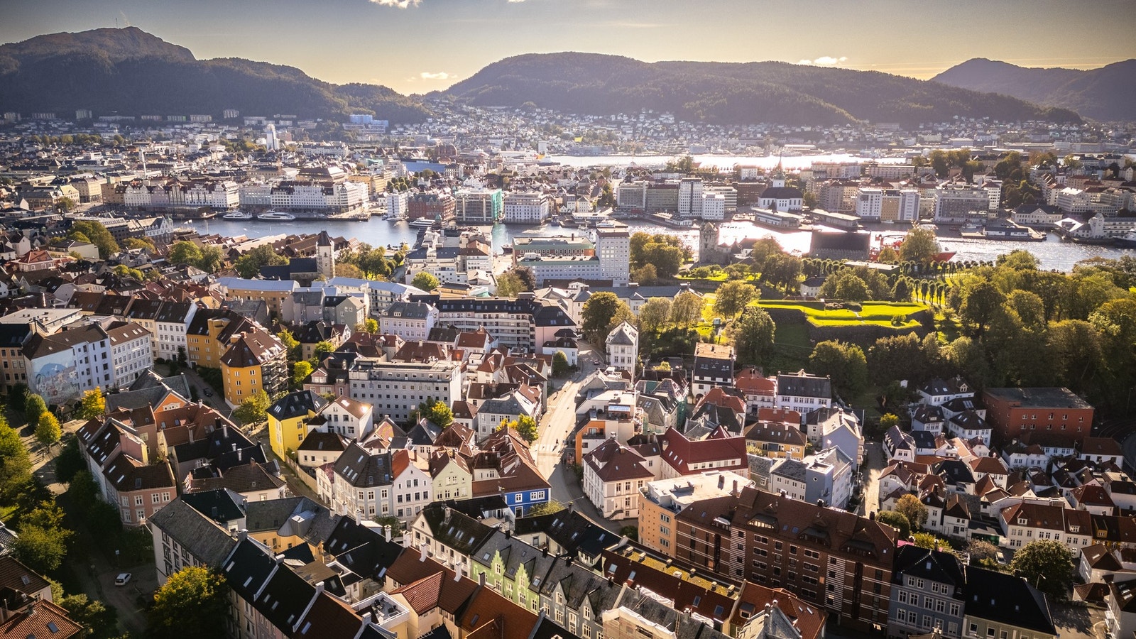 Sandviken er et av de mest populære boområdene i Bergen sentrum Galleribilde