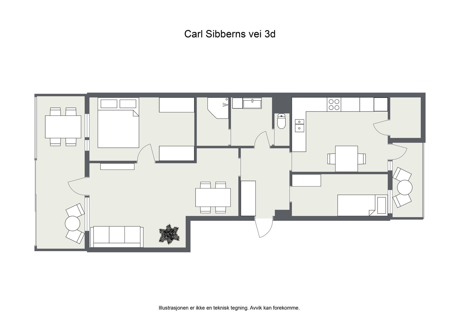 Plantegning. Galleribilde
