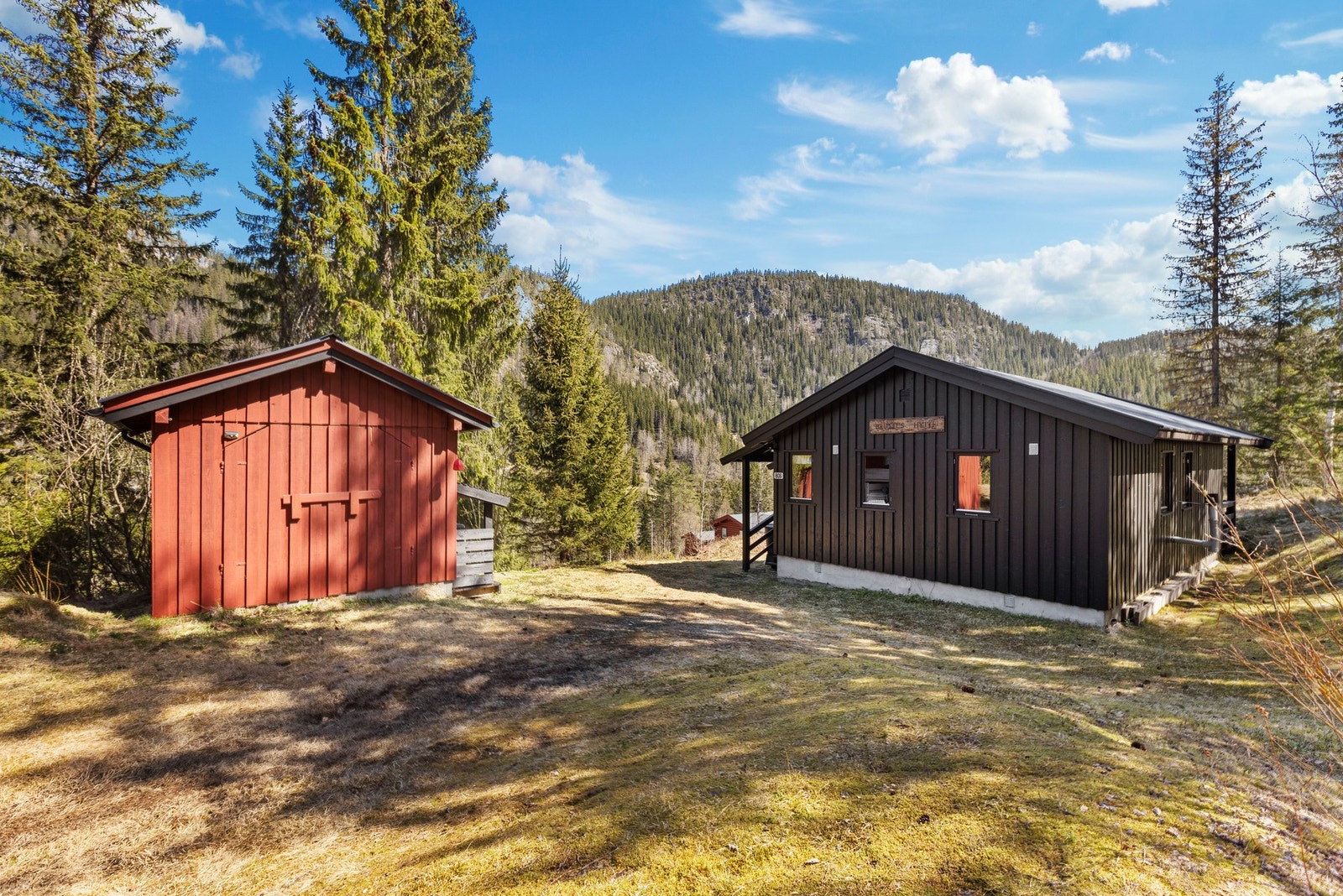 Gode parkerings muligheter rett utenfor døra på egen eiendom. Galleribilde