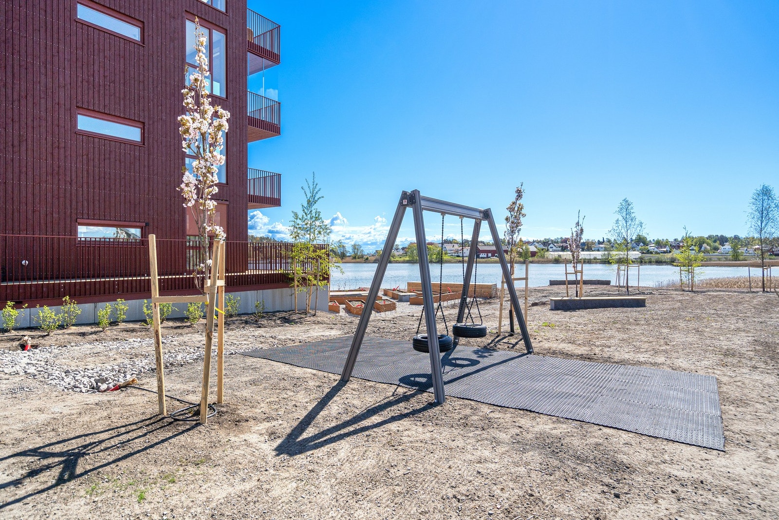 Lekeplass under opparbeidelse Galleribilde