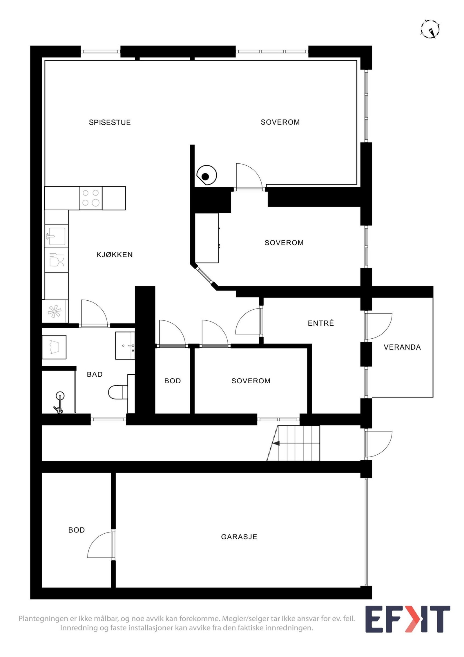 Plantegning Galleribilde