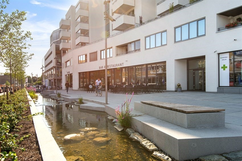 Ensjø har vært i en enorm utvikling og blitt et urbant boligområde med en fin blanding av nye boliger, grønne lunger og servicetilbud. Galleribilde