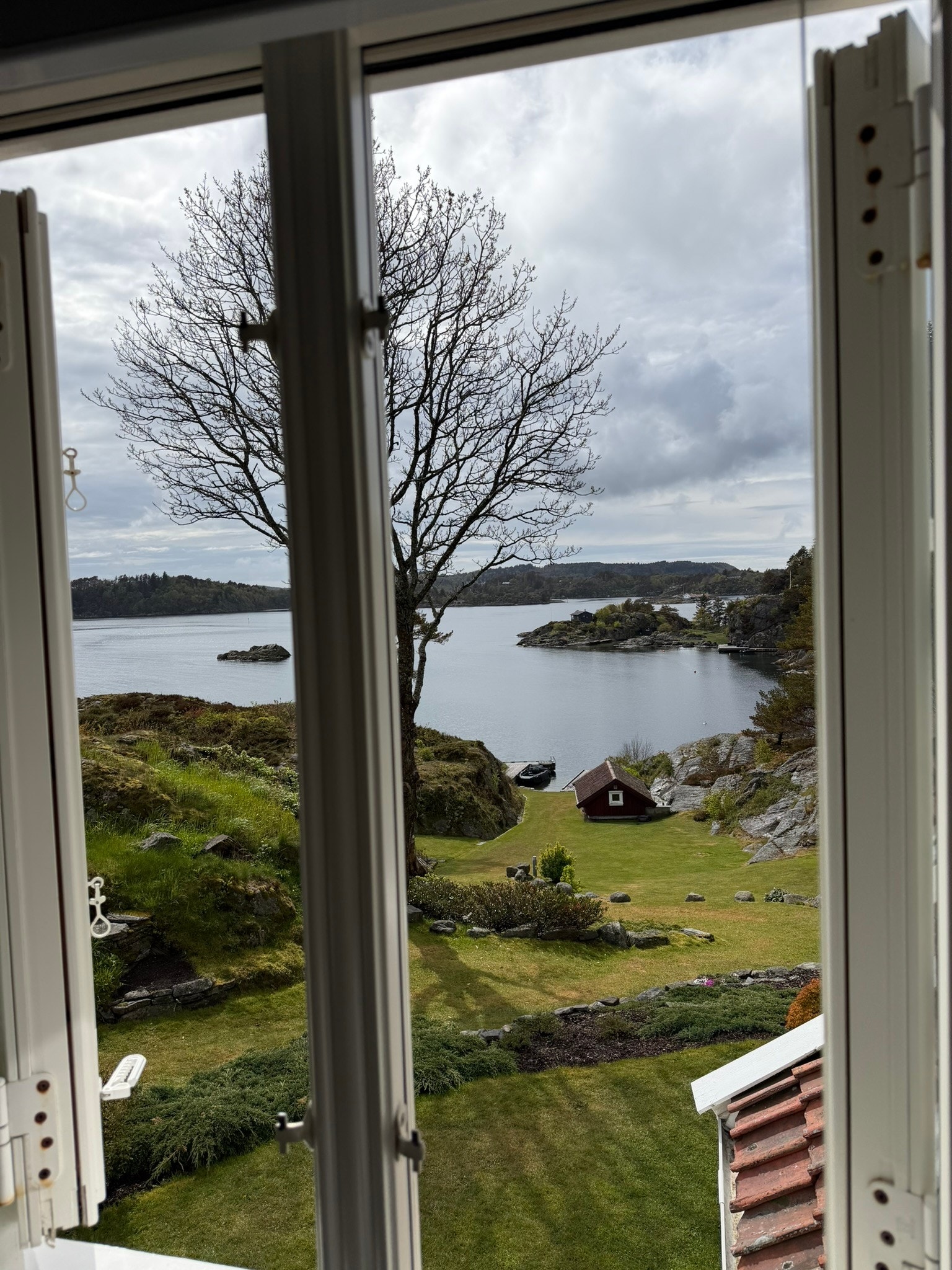 Utsikt fra hovedsoverom Galleribilde
