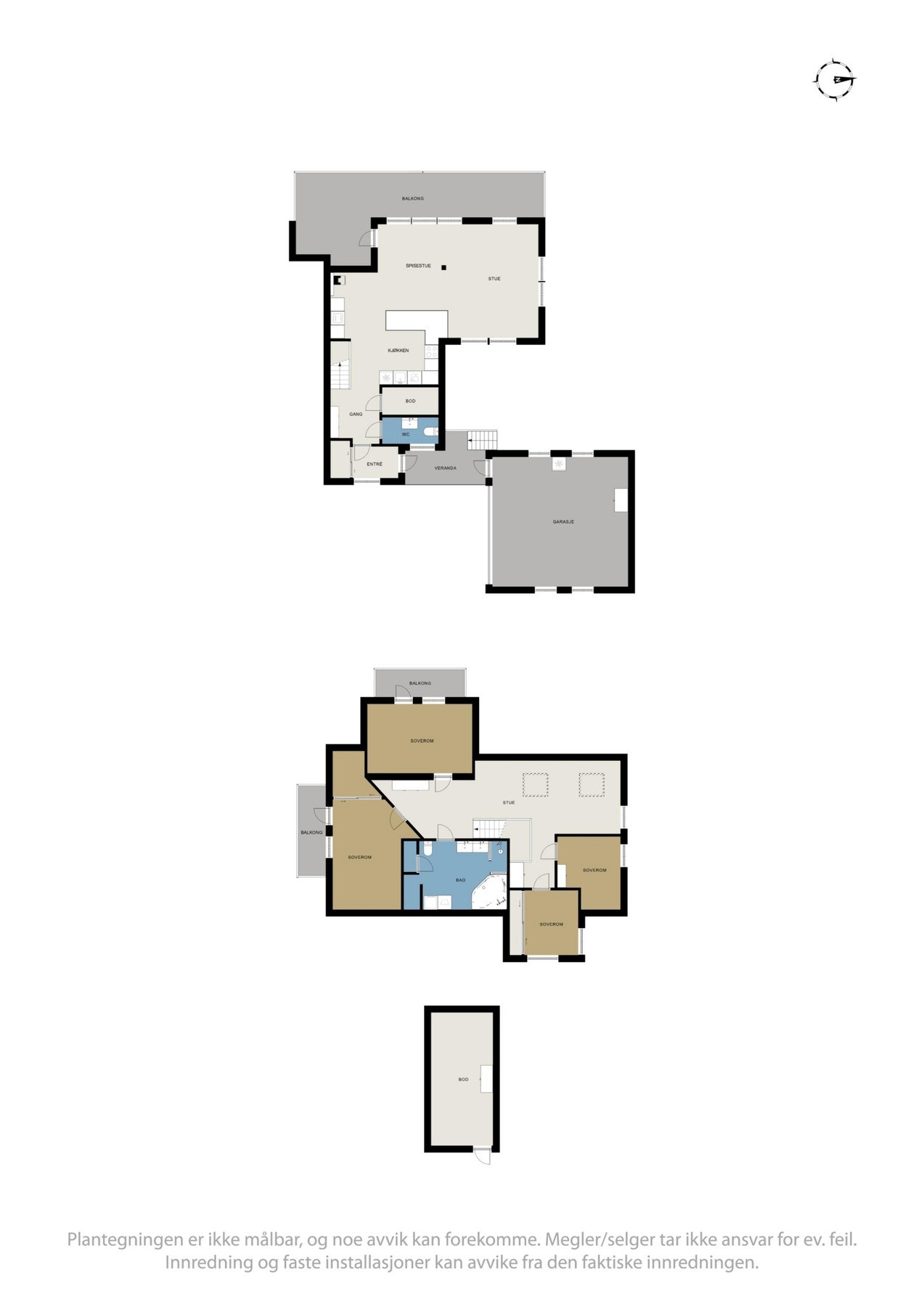 Plantegning Galleribilde