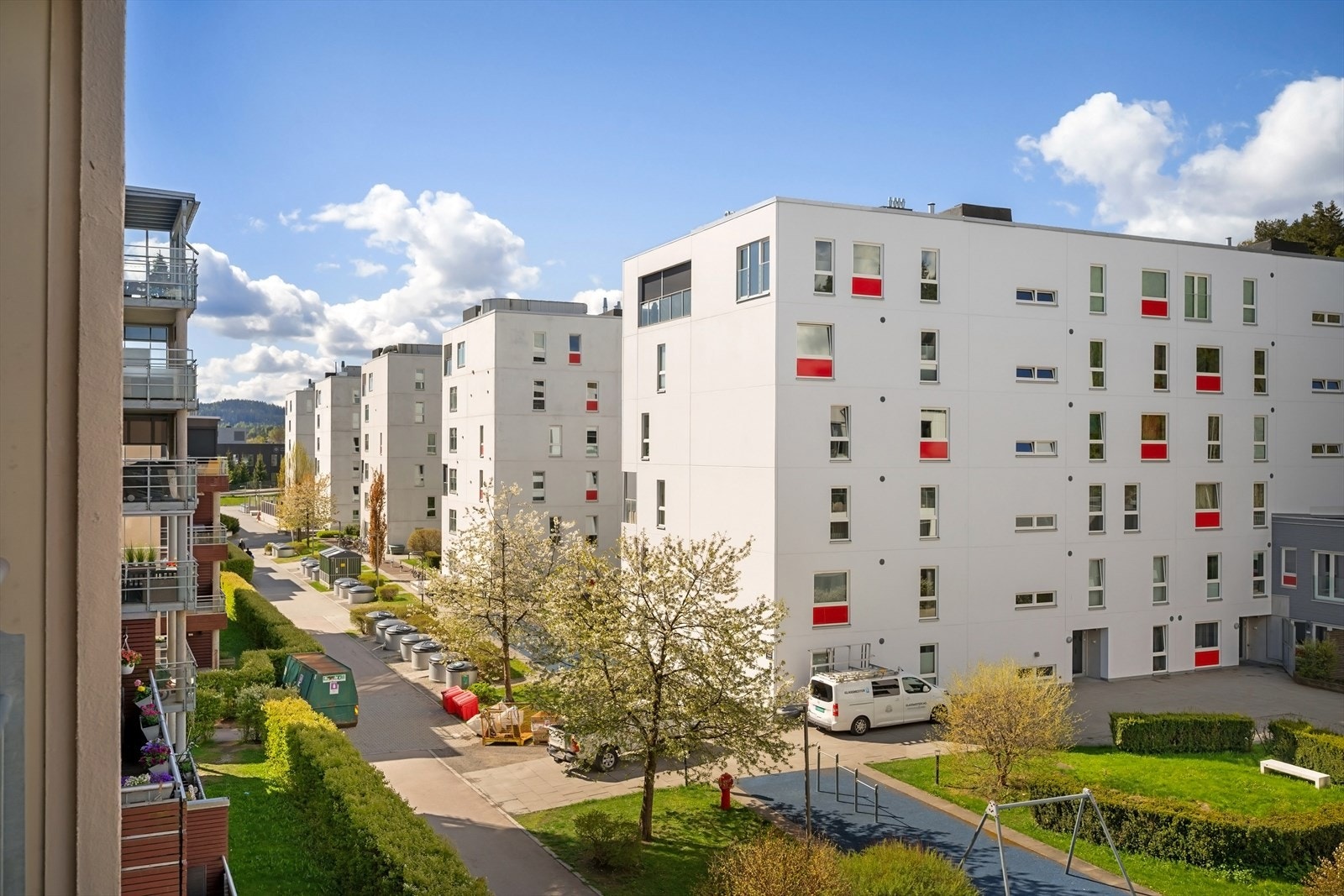 Utsikt fra balkongen. Galleribilde