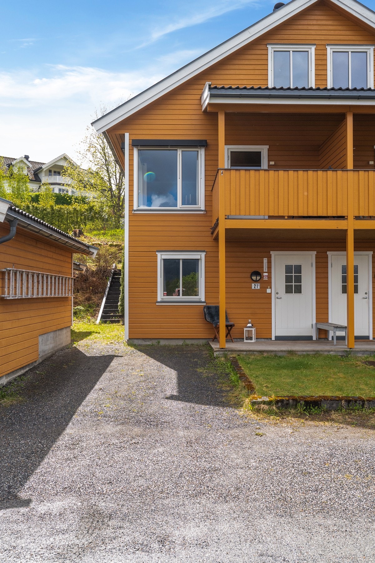 Overbygd inngangsparti Galleribilde