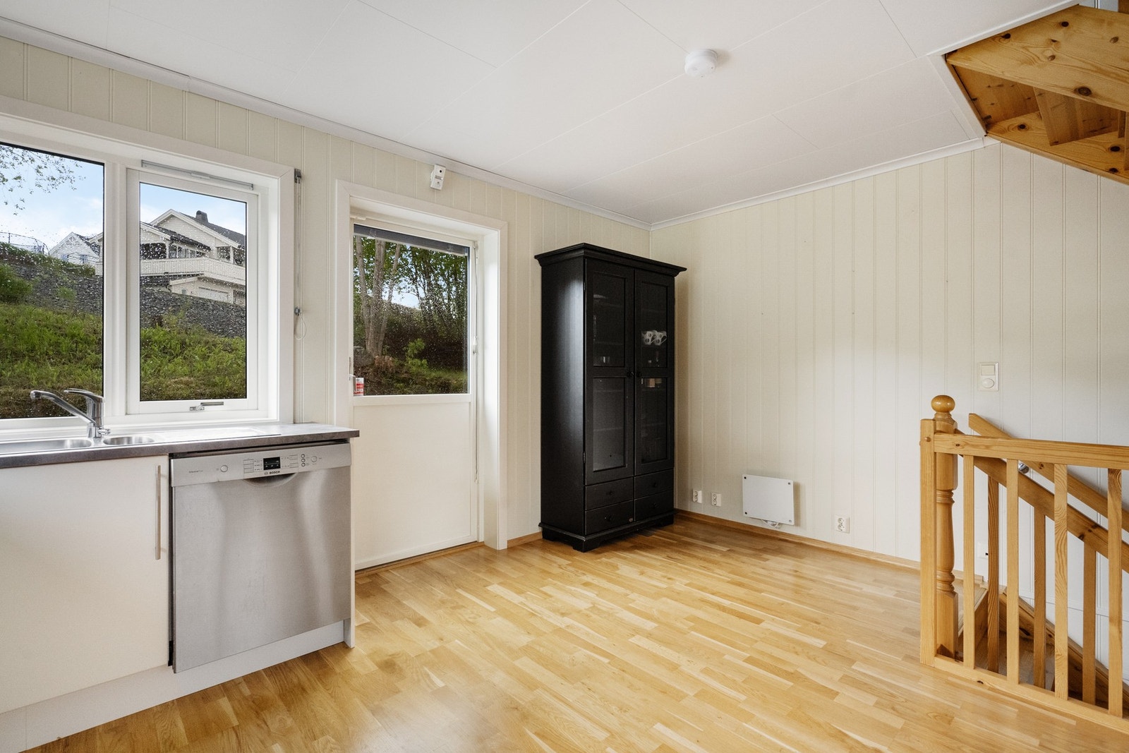Her det også plass for kjøkkenbord hvis det er ønskelig Galleribilde