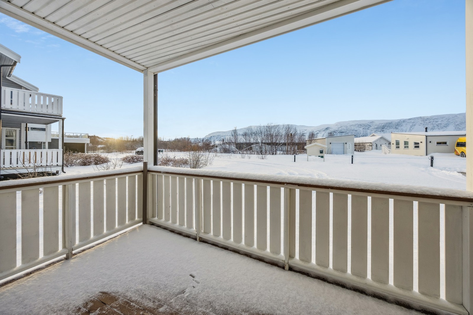 Overbygd terrasse på ca. 20 m² Galleribilde