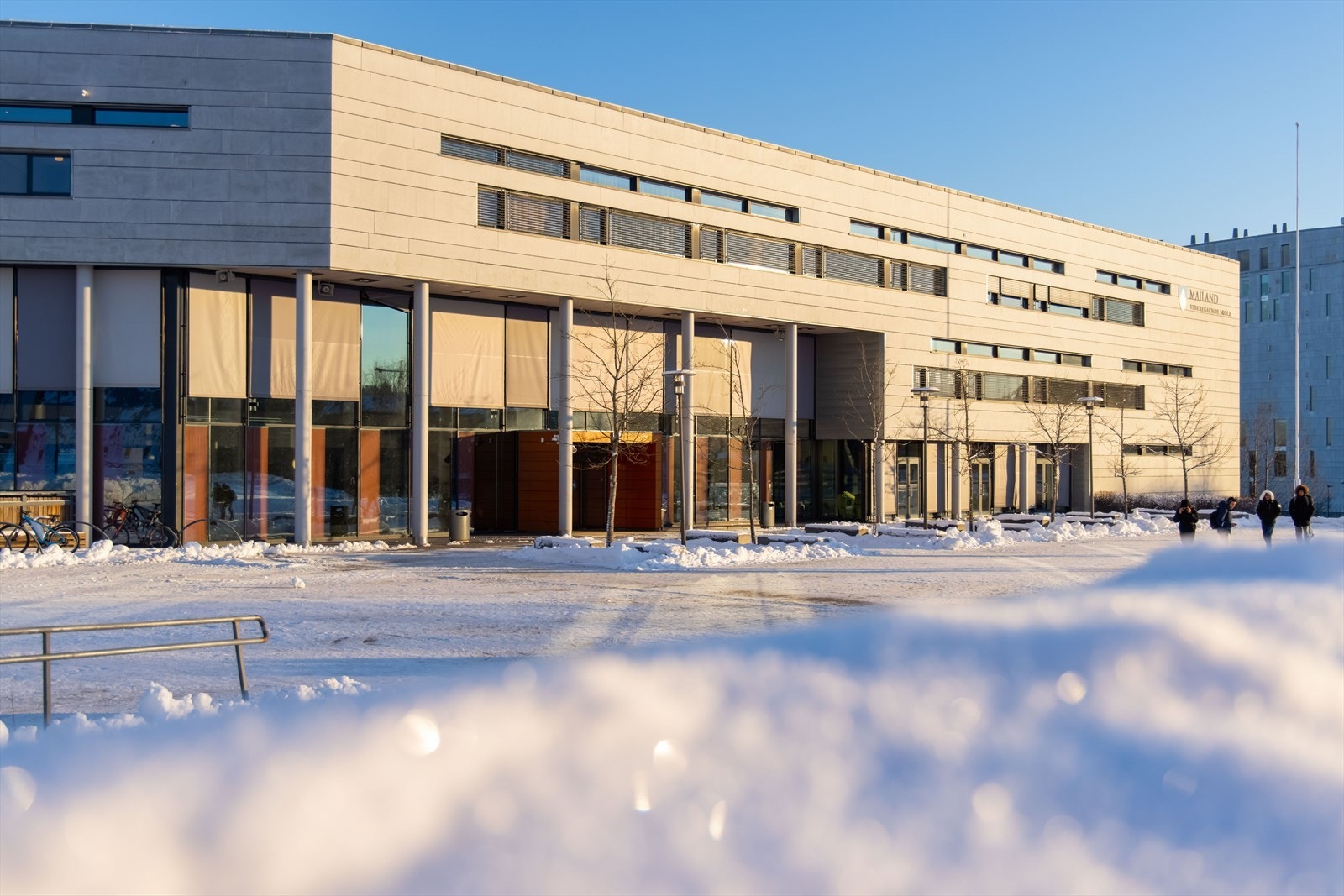 Mailand VGS, Kjenn skole, Solheim skole og Kjenn barnehage ligger alle i gangavstand. Galleribilde