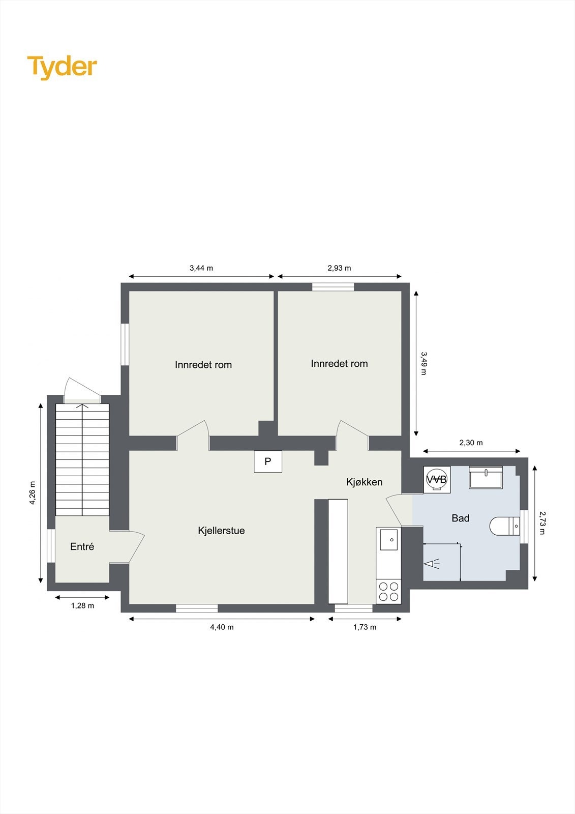 U.etasje - Enhet 1A Galleribilde