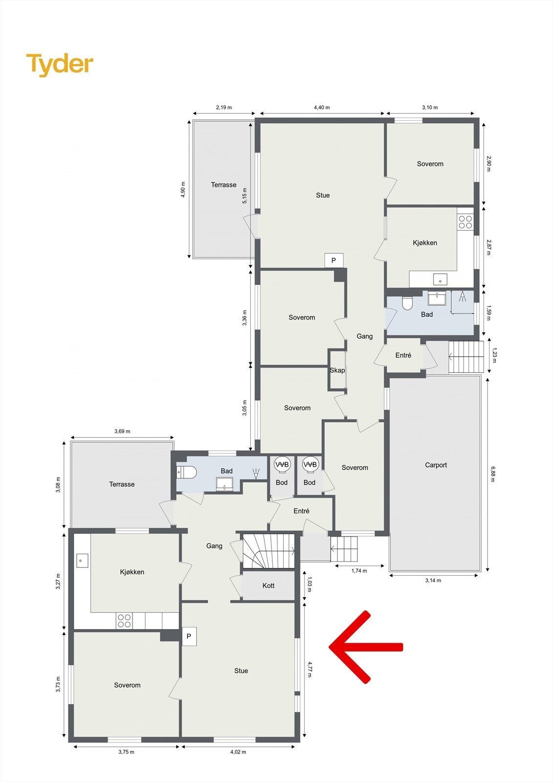 1.etasje - ENHET 1A Galleribilde