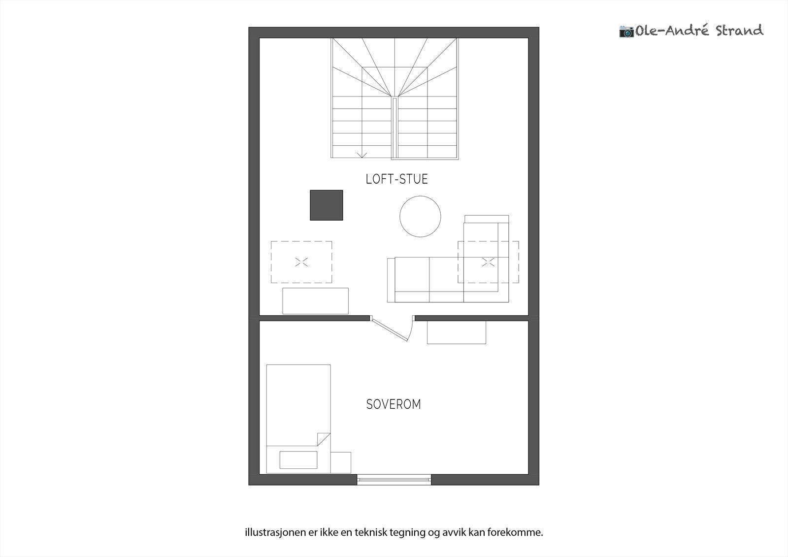 - Plantegning loft - Galleribilde