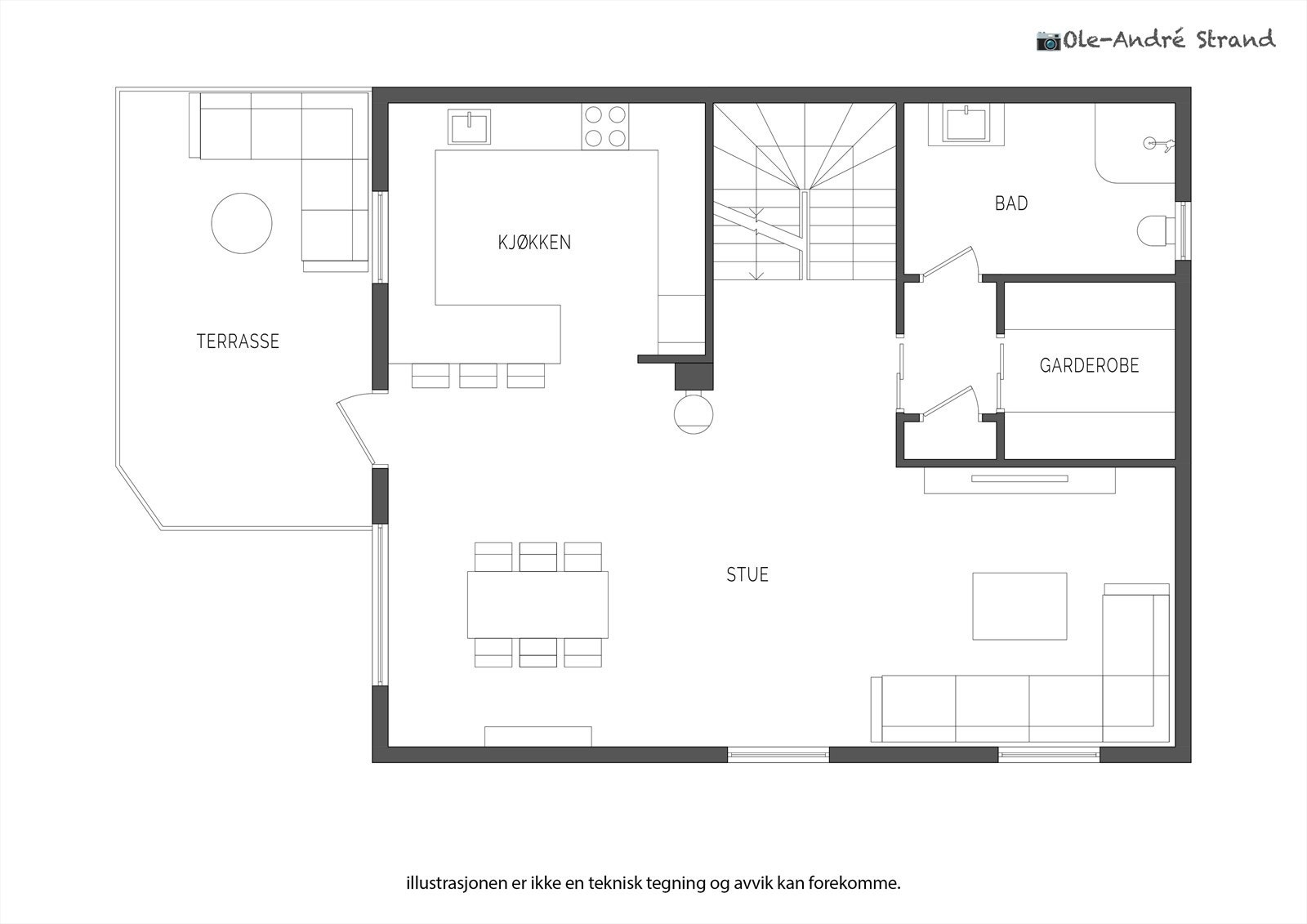- Plantegning 2. etasje - Galleribilde
