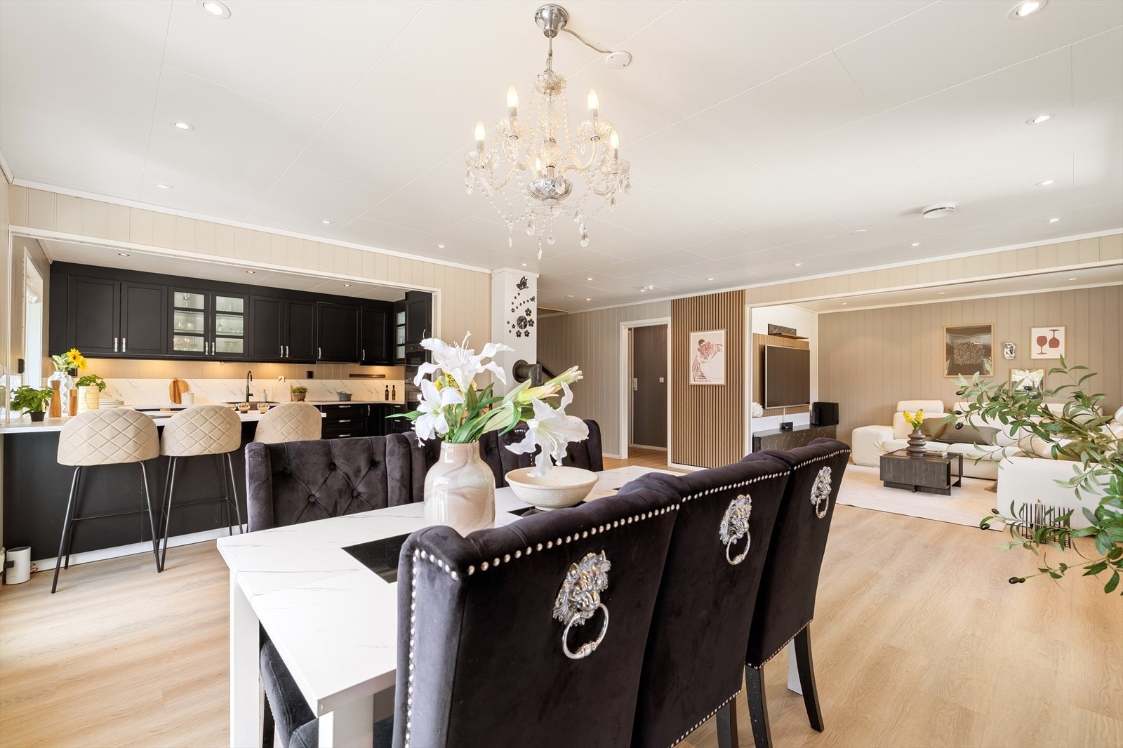 - Stuen måler hele 47 m² - Galleribilde