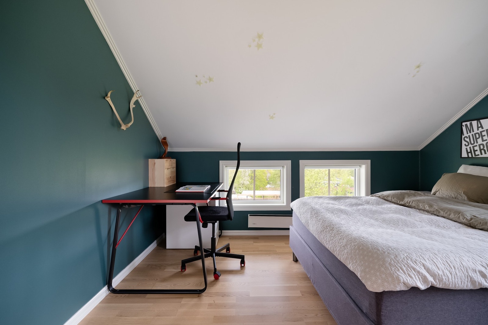 Perfekt som barnerom, gjesterom og/eller kontor. Galleribilde