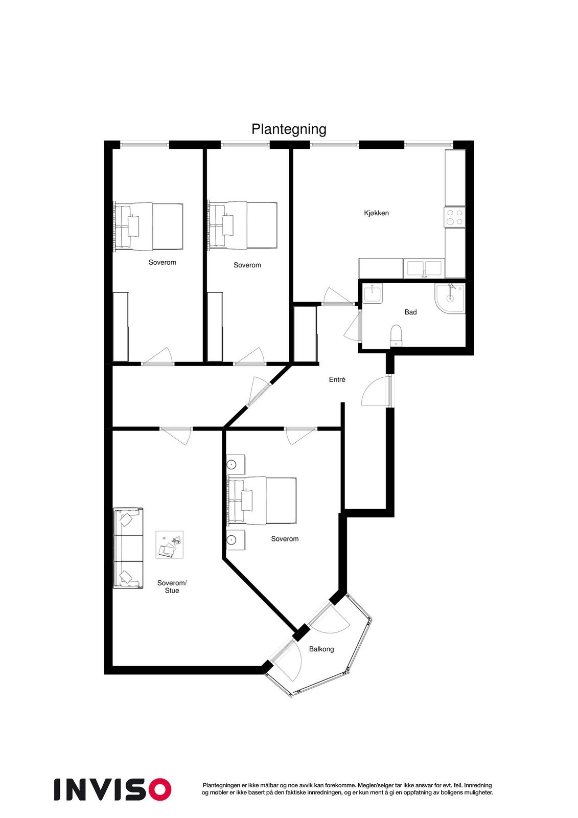 Plantegning Galleribilde