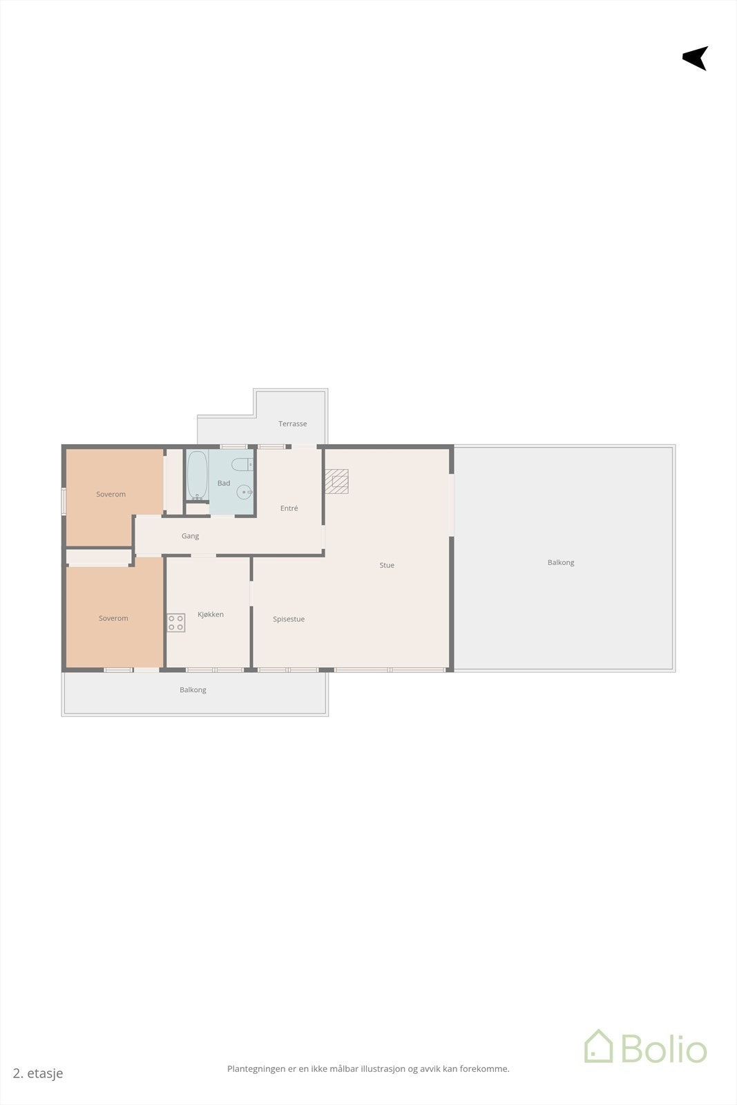 Plantegning Galleribilde