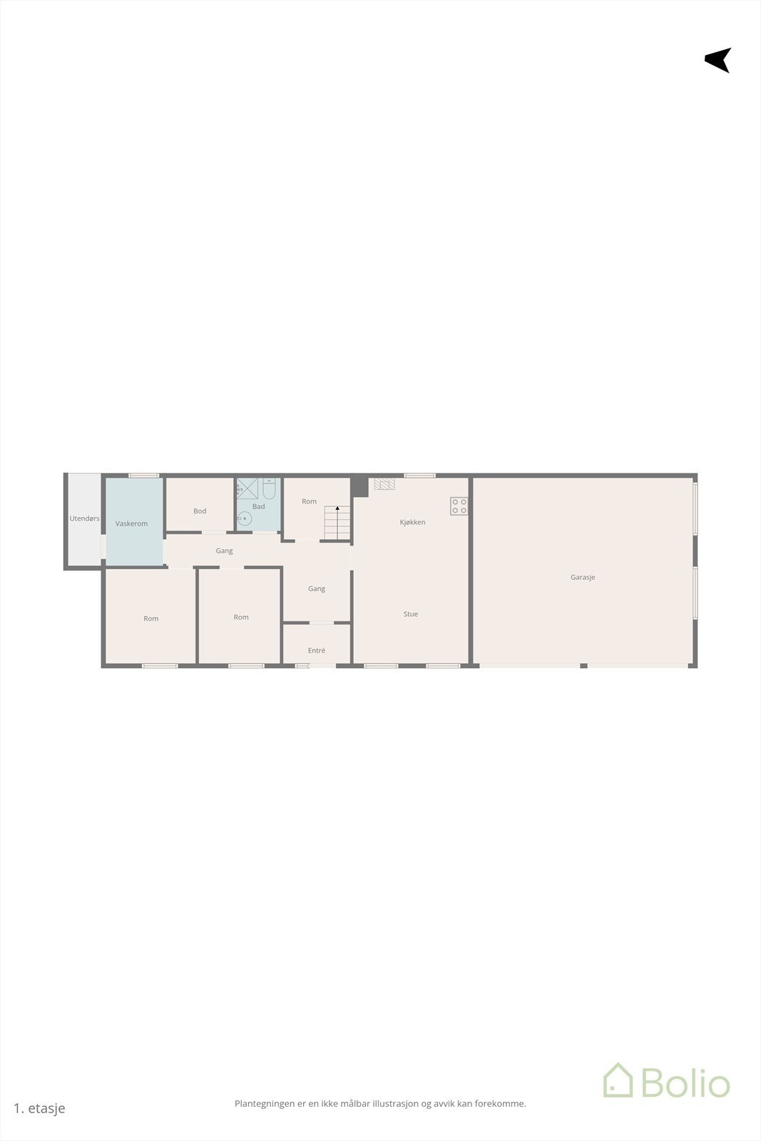 Plantegning Galleribilde