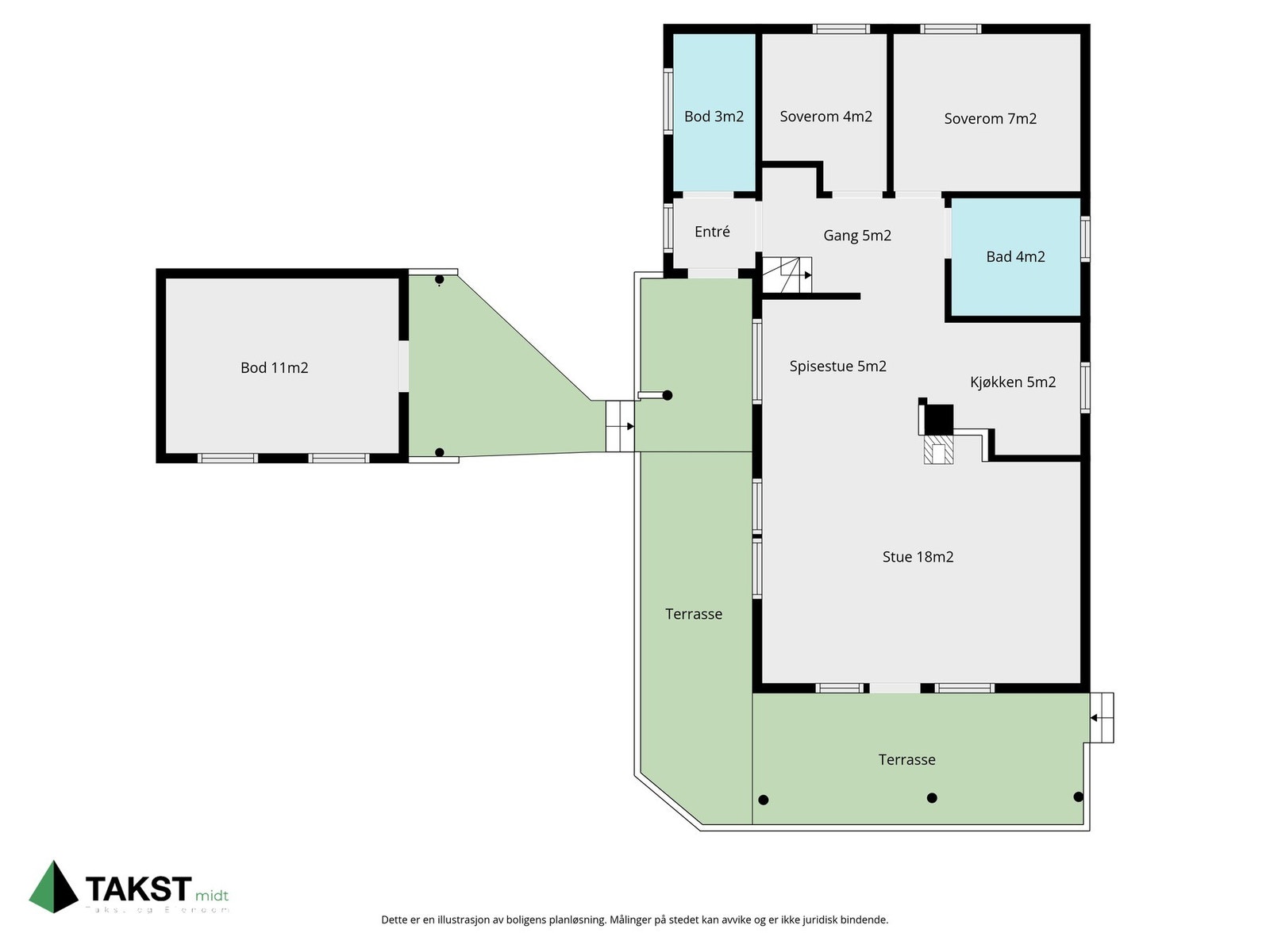 Planskisse hovedplan. Galleribilde