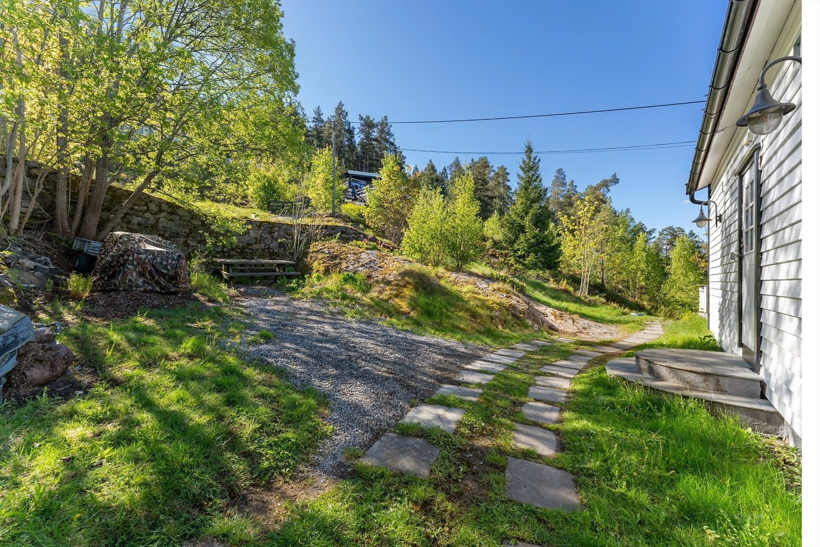 Oppstillingsplass for f.eks. ATV på egen eiendom. Galleribilde