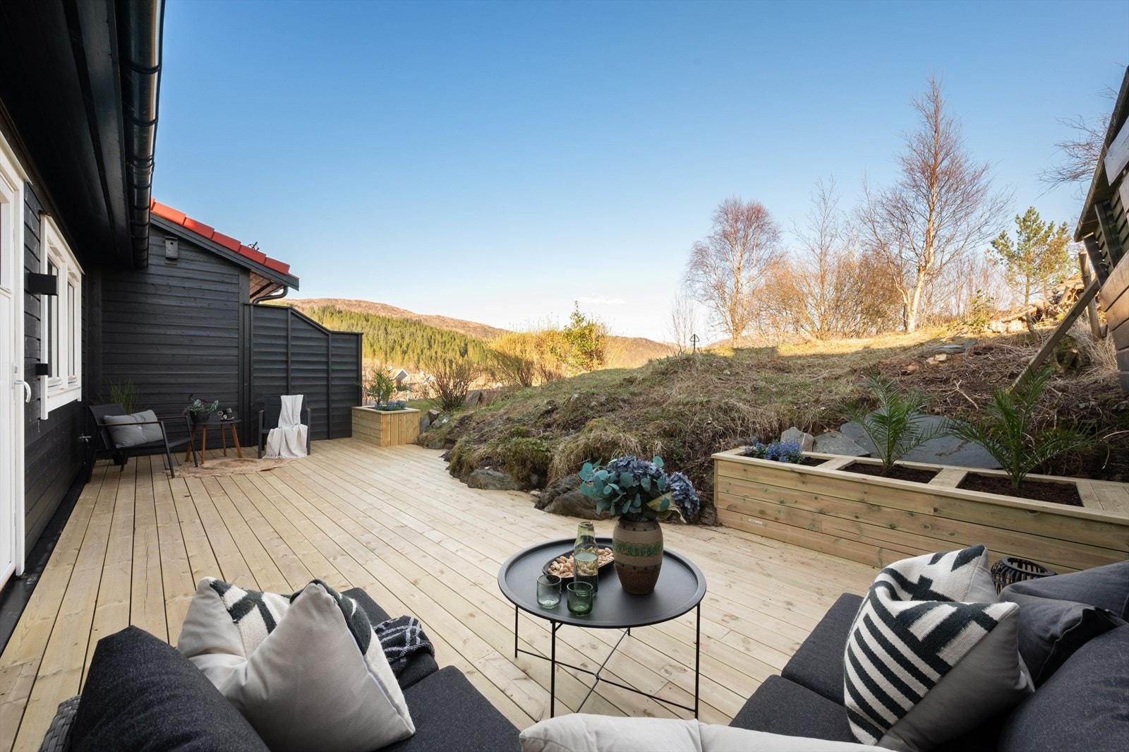 Her er det gode muligheter for både avslapning, lek og sosialt samvær. Galleribilde