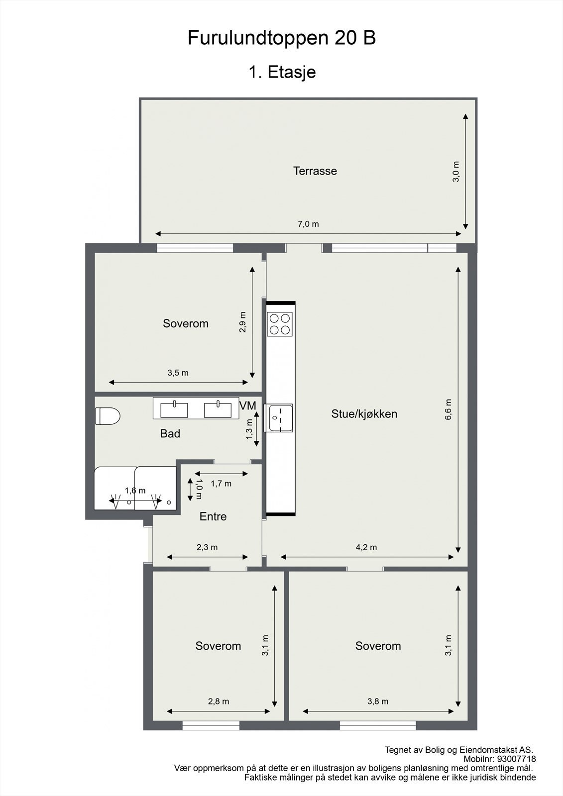 Plantegning Galleribilde