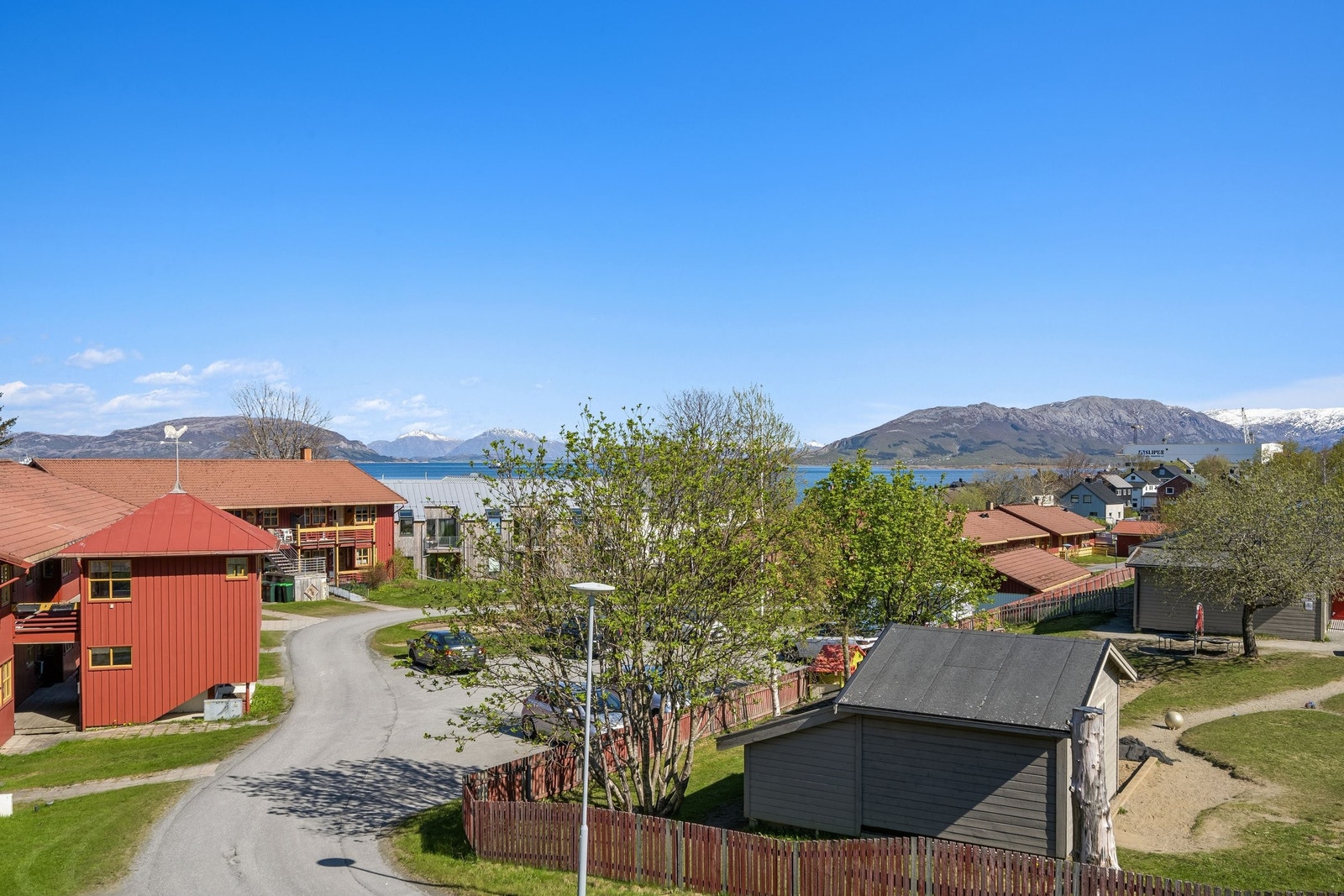 Utsikt fra altanen Galleribilde