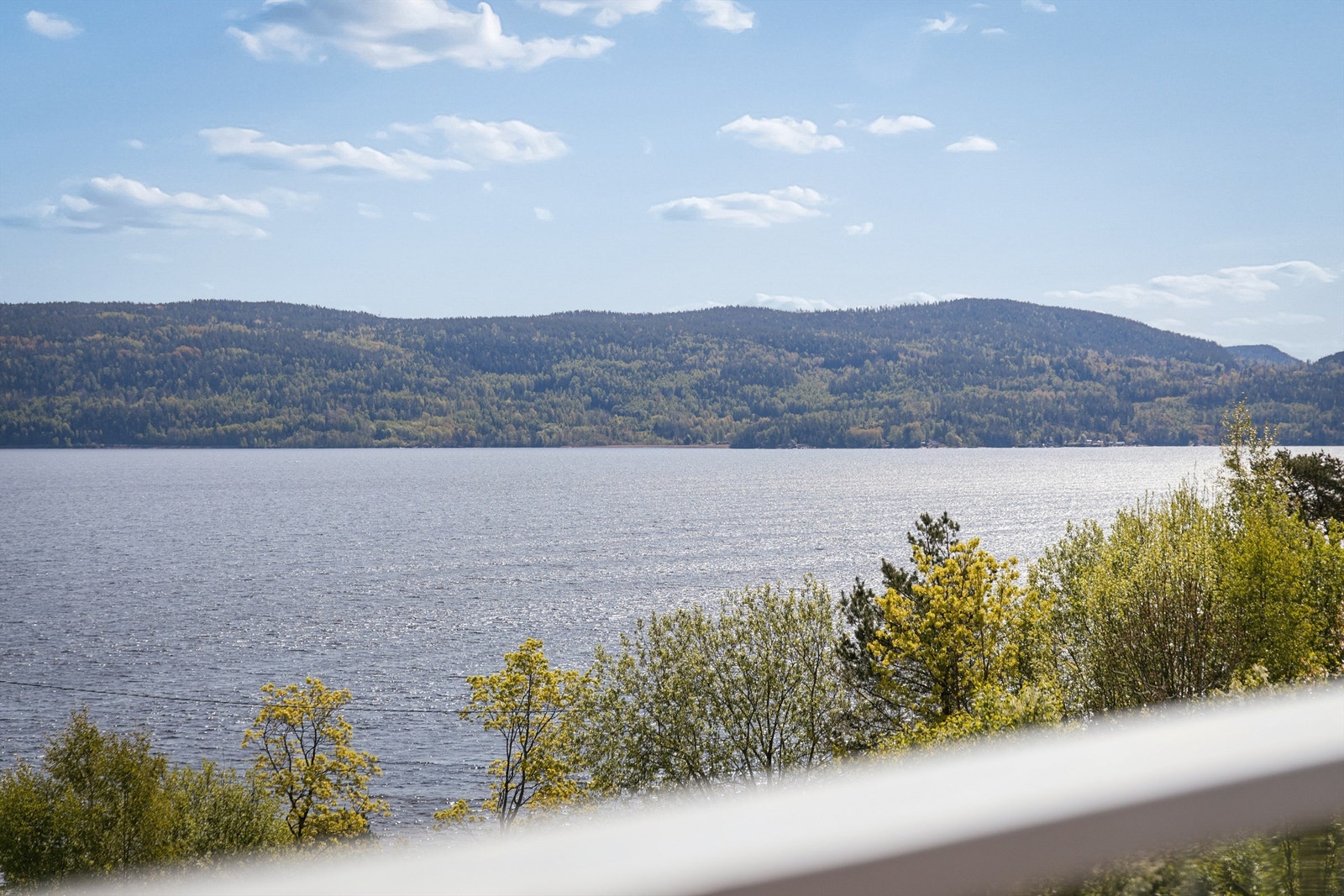 Eiendommen har gode solforhold og en praktfull utsikt over Drammensfjorden Galleribilde