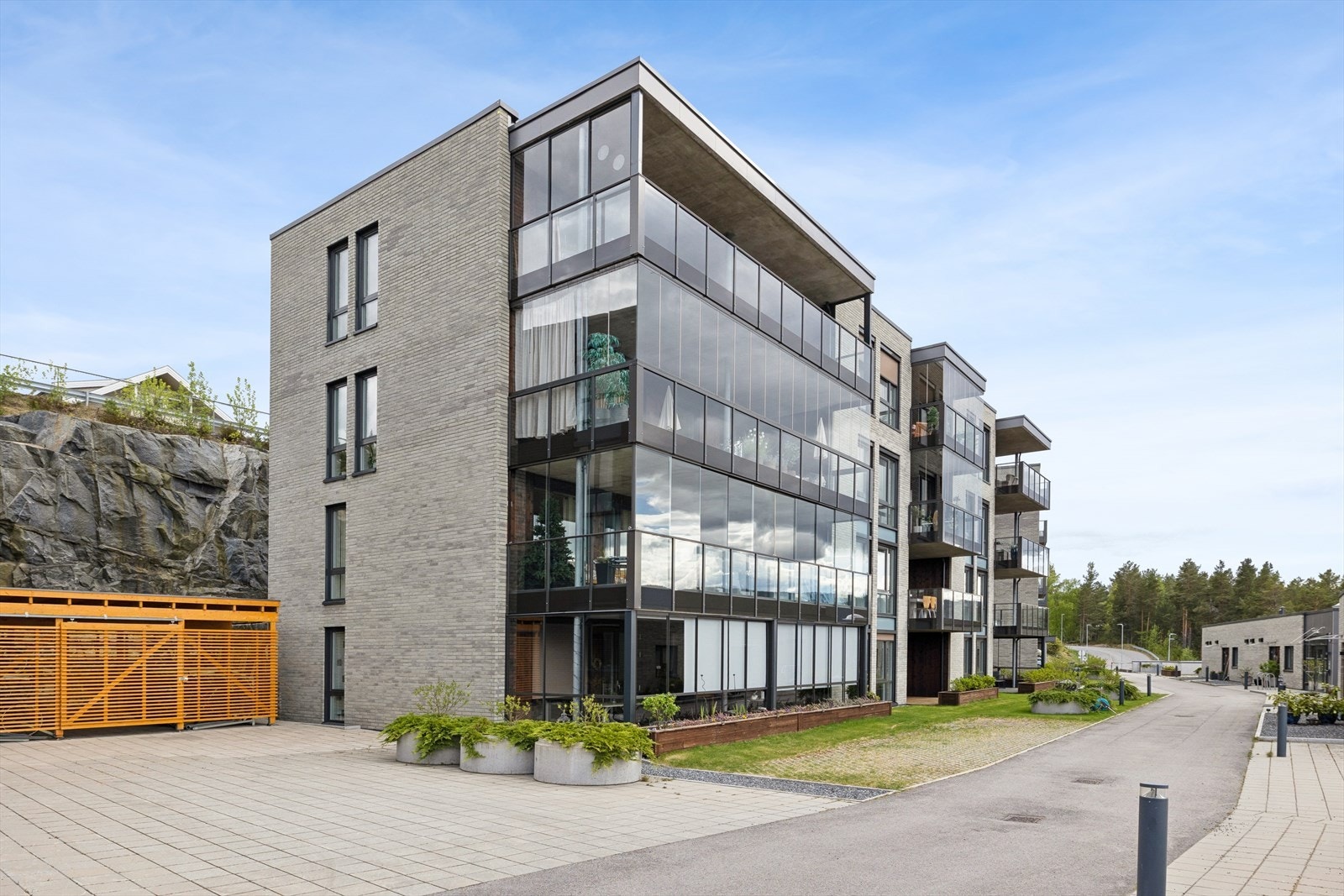 Moderne og nyere bygningsmasse. Galleribilde