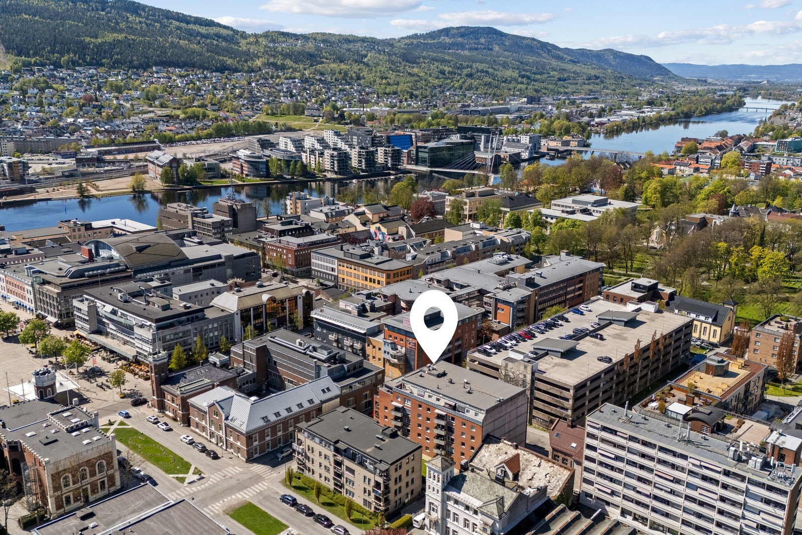 Her bor du i hjertet av Drammen, med kort vei til alt du kan trenge i hverdagen! Galleribilde