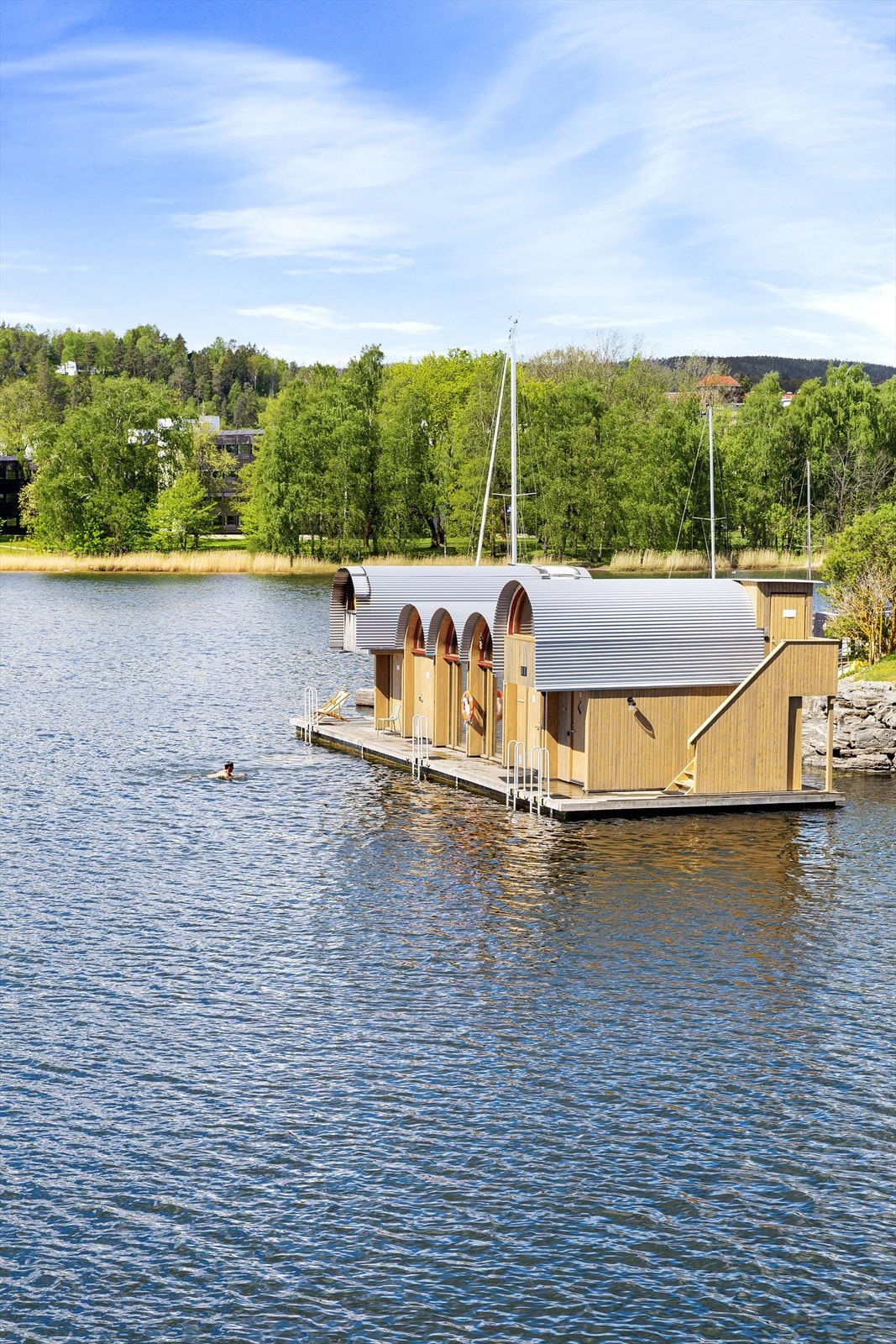 Badstuene til Pust er svært populære og gir mulighet for badstue og badeliv hele året. Galleribilde