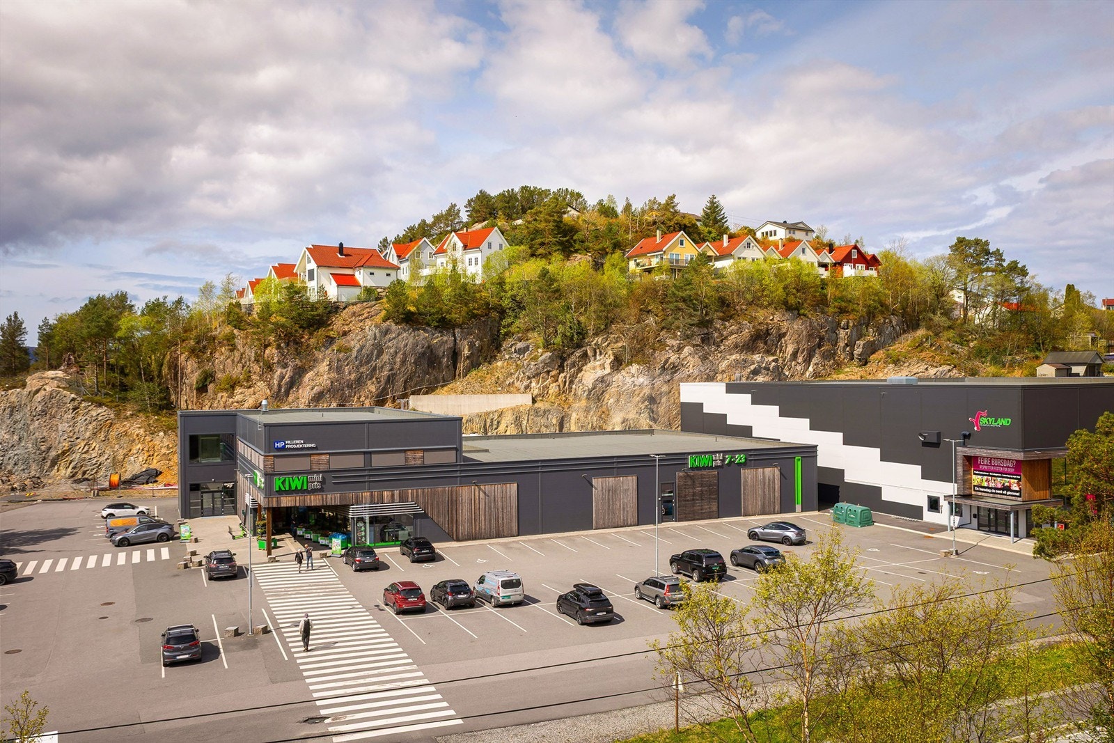 Kort vei til Kiwi og treningssenter Galleribilde