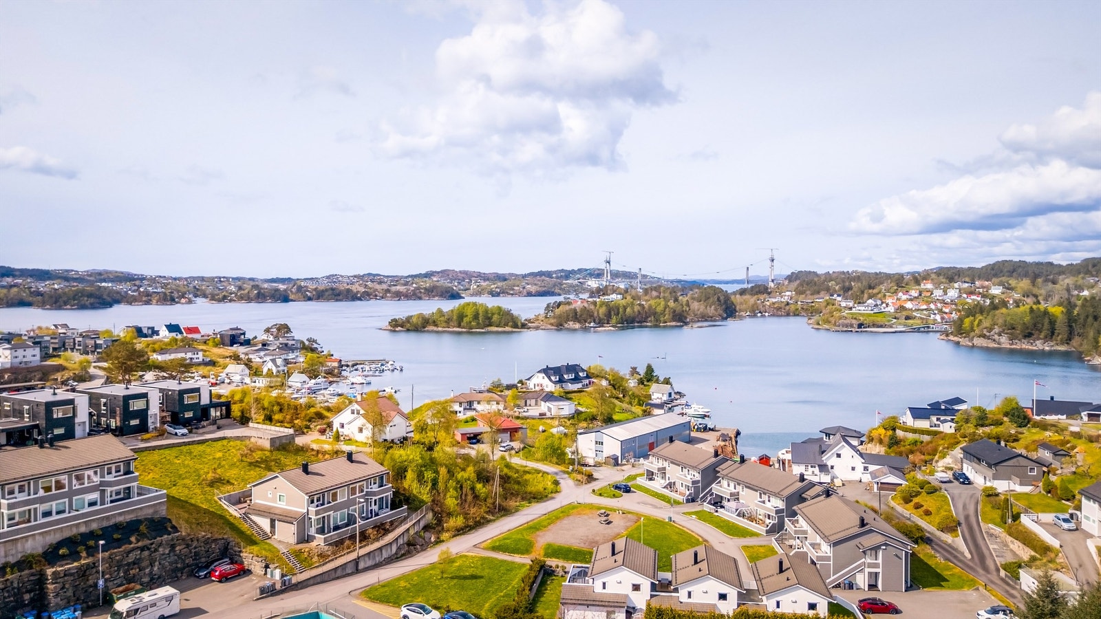 Idyllisk og barnevennlig nabolag Galleribilde