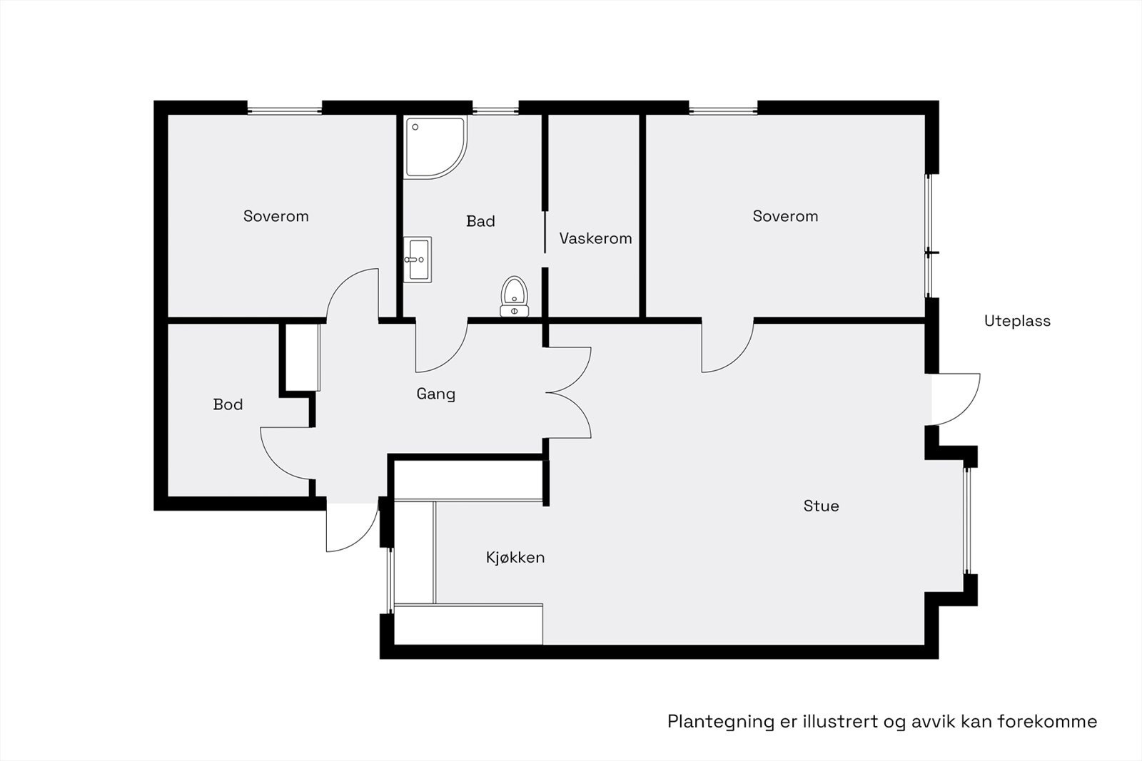 Planskisse | Kuhnlevegen 55 Galleribilde