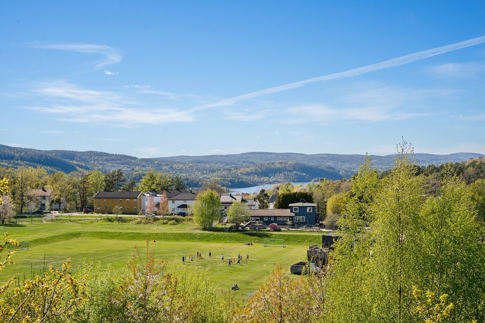 Utsikten fra terrassen. Galleribilde
