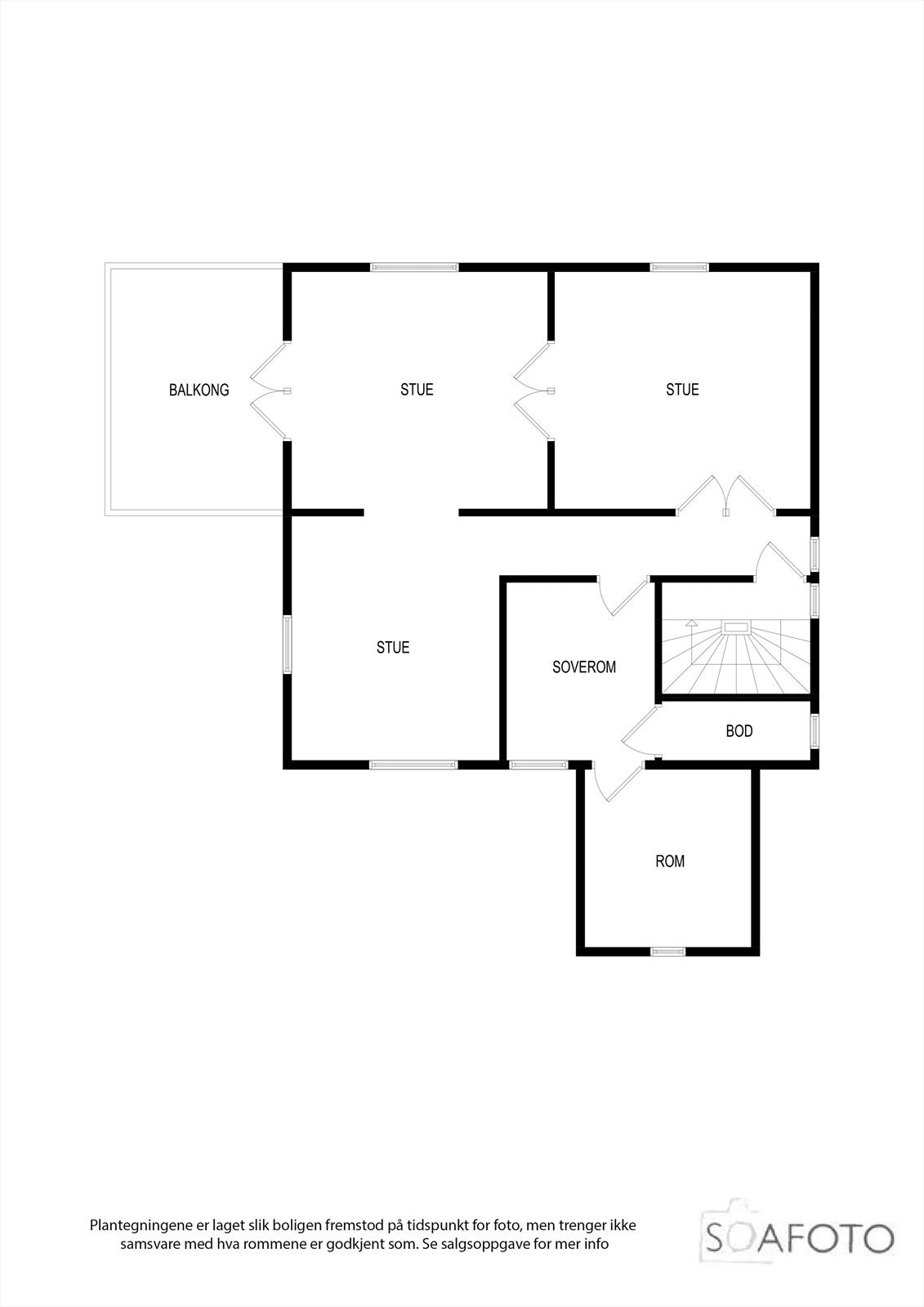 Plantegning 2. Etasje Galleribilde