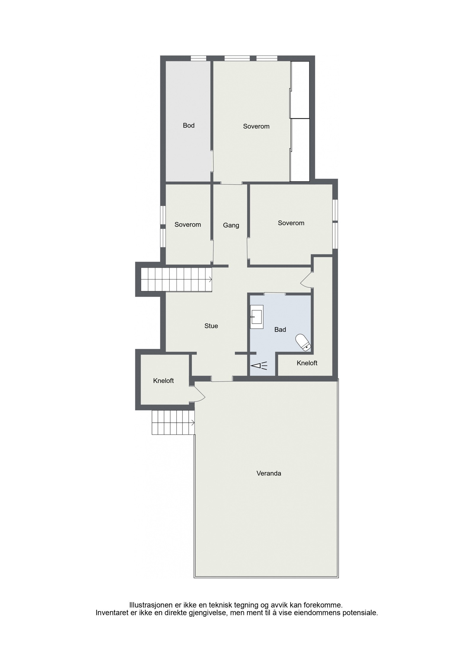 Plantegning 2. etg. Galleribilde