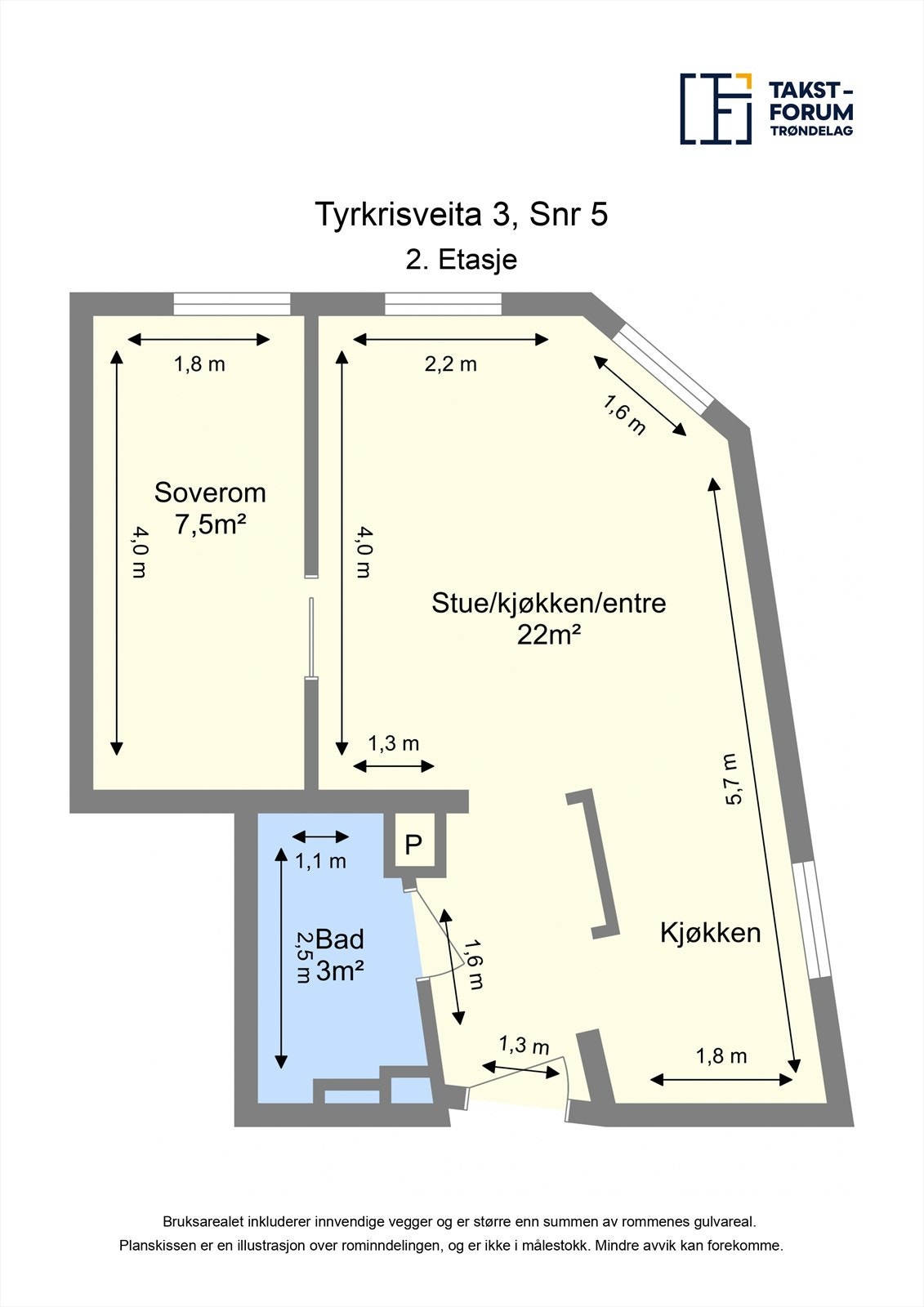 Planskisse. Galleribilde