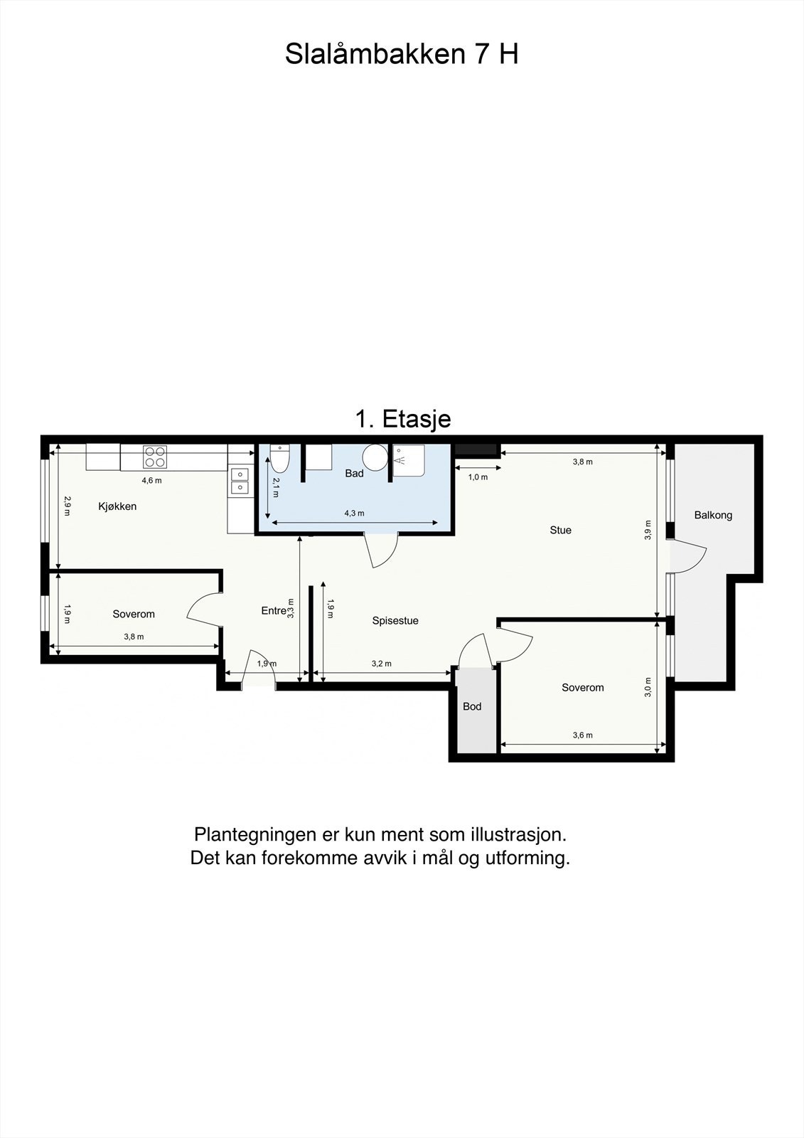Plantegning underetasje. Galleribilde