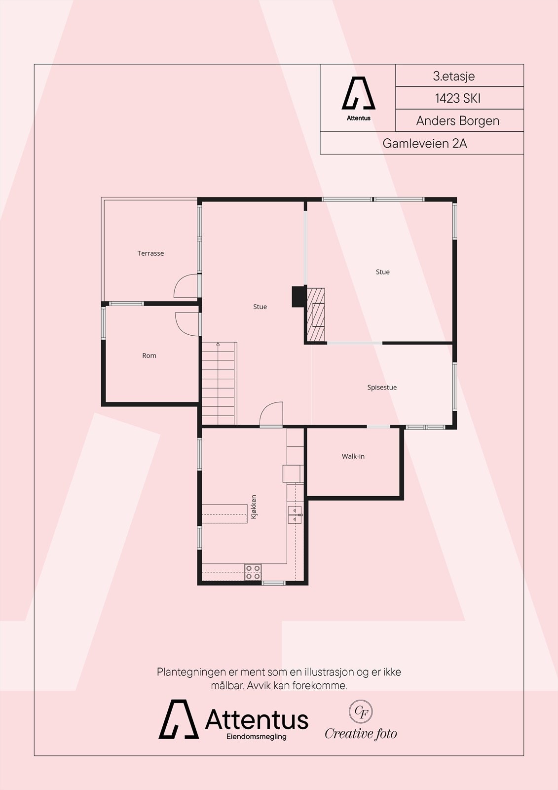 Plantegning Galleribilde
